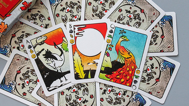 Limited Edition Hanami Fusion Poker Size Playing Cards - Perfect for Game Nights, Magic Tricks & Collectors