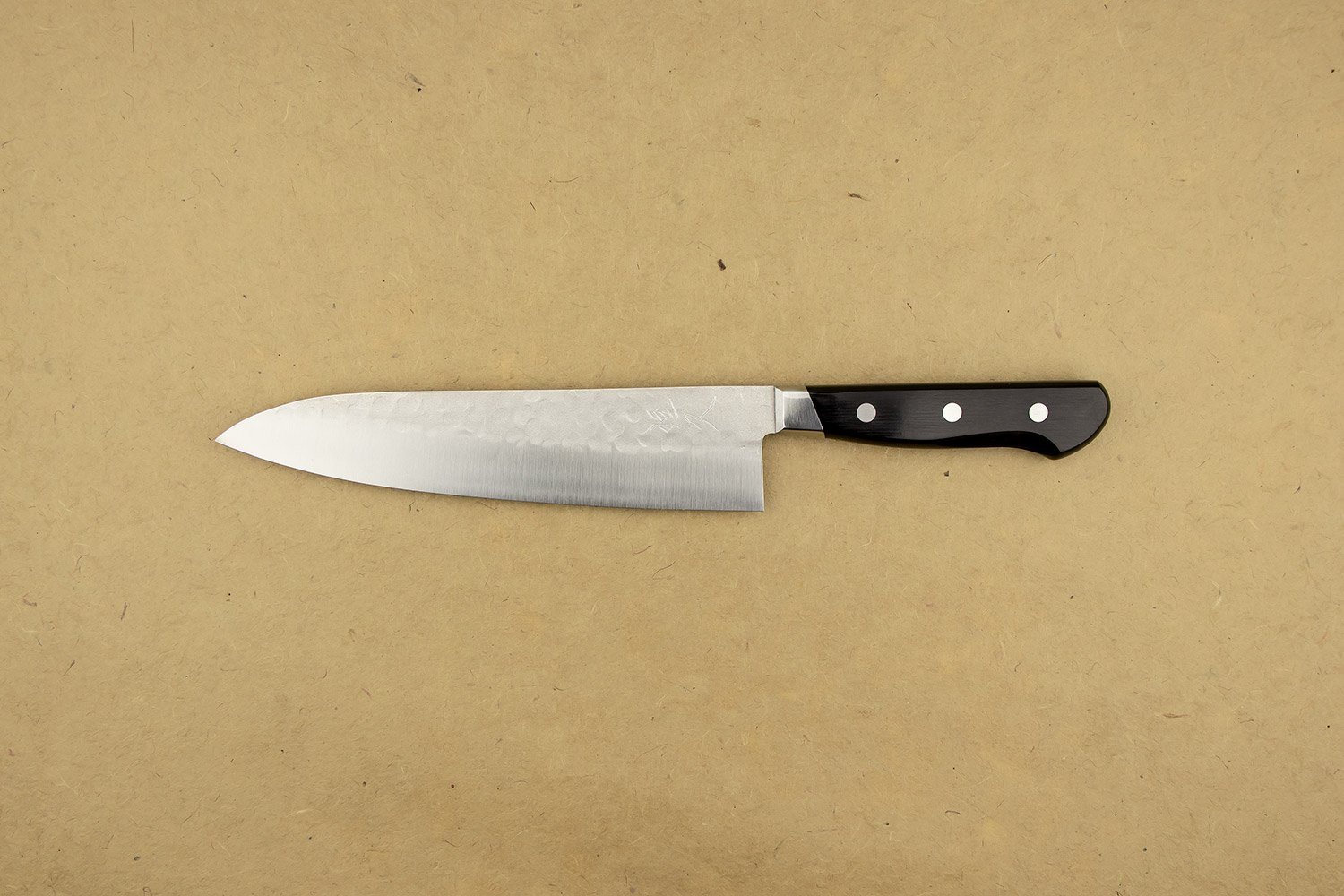 Tsunehisa A2/S Ichi Tsuchime Nashiji Western Gyuto 200mm Japanese Chef Knife - High Carbon Stainless Steel Kitchen Knife for Slicing, Dicing & Meat Cutting - Perfect for Home Chefs & Professional Kitchens