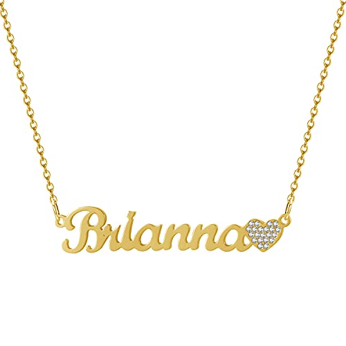 A-Name Necklace with 1 Heart