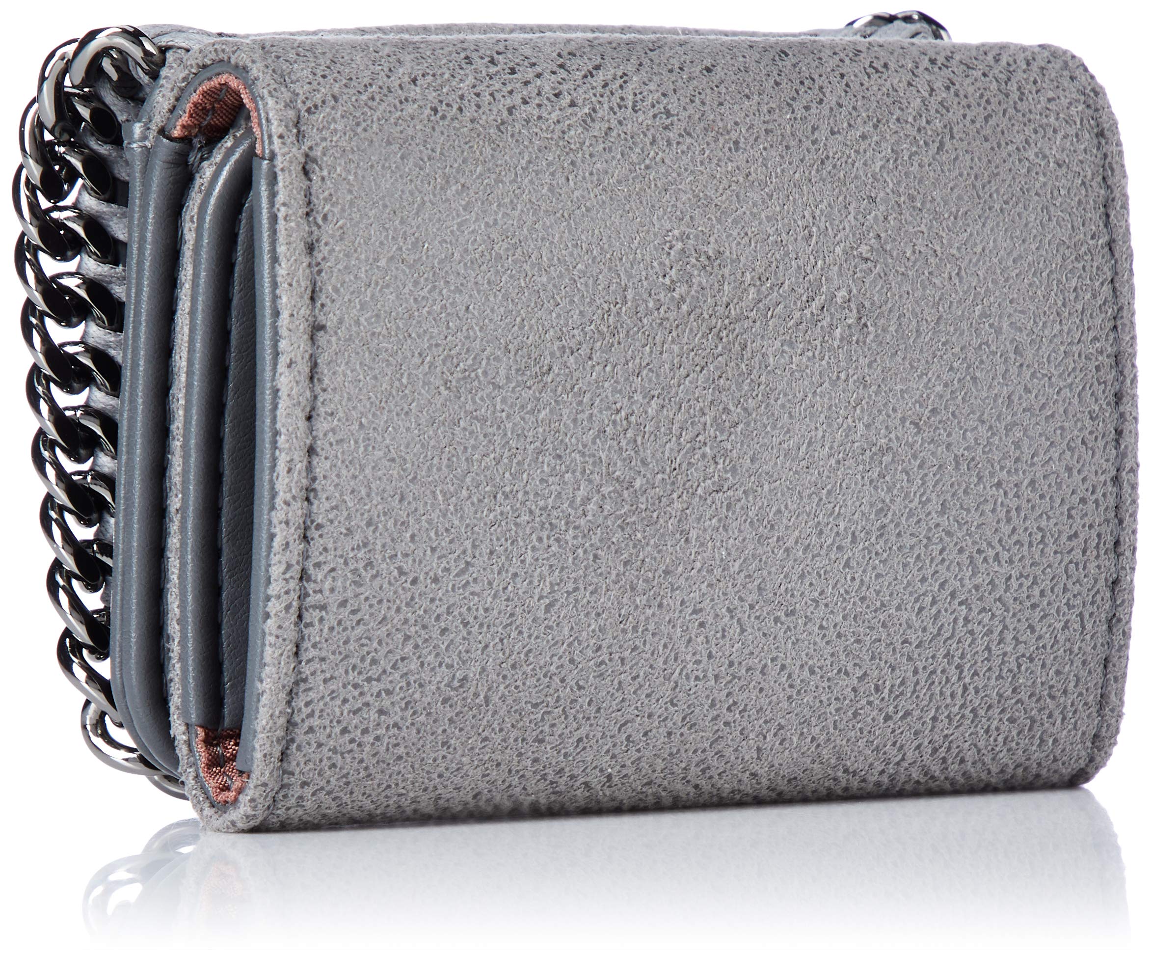 Stella McCartney Women's Trifold Mini Wallet - Vegan Leather Compact Card Holder for Everyday Use, Travel & Gifts