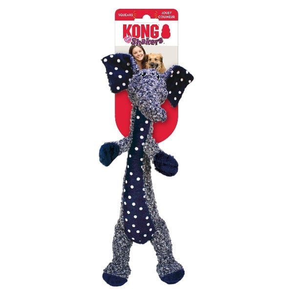 KONG Shakers Luvs Elephant Dog Toy - Durable Chew Toy for Small & Medium Dogs - Perfect for Playtime, Training & Teething Relief