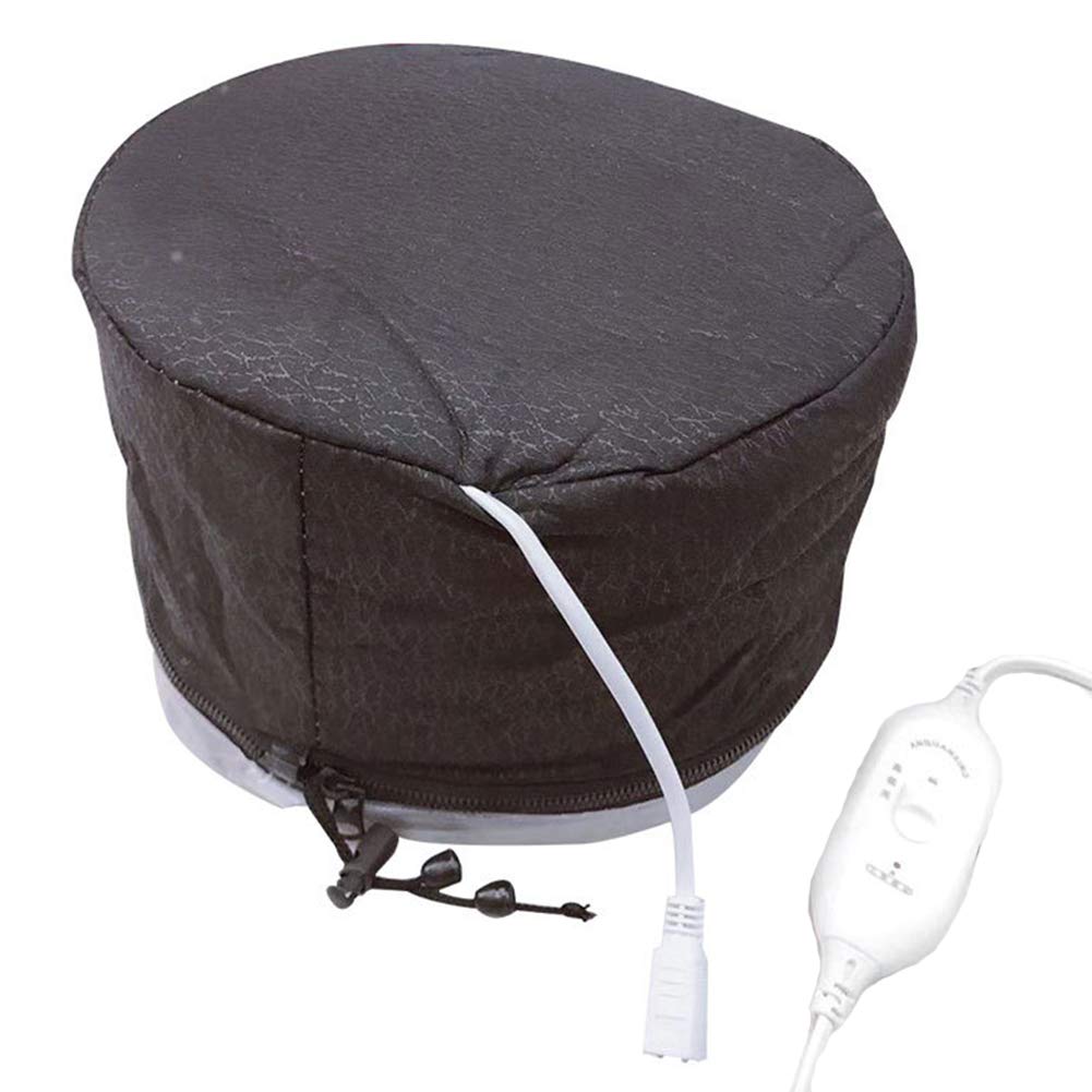 Professional Home Hair Steamer Cap with 3 Attachments - Thermal Spa Treatment for Deep Conditioning, Hair Nourishment & Scalp Care | Perfect for Salon-Quality Hair Mask, Keratin & Hot Oil Treatments at Home