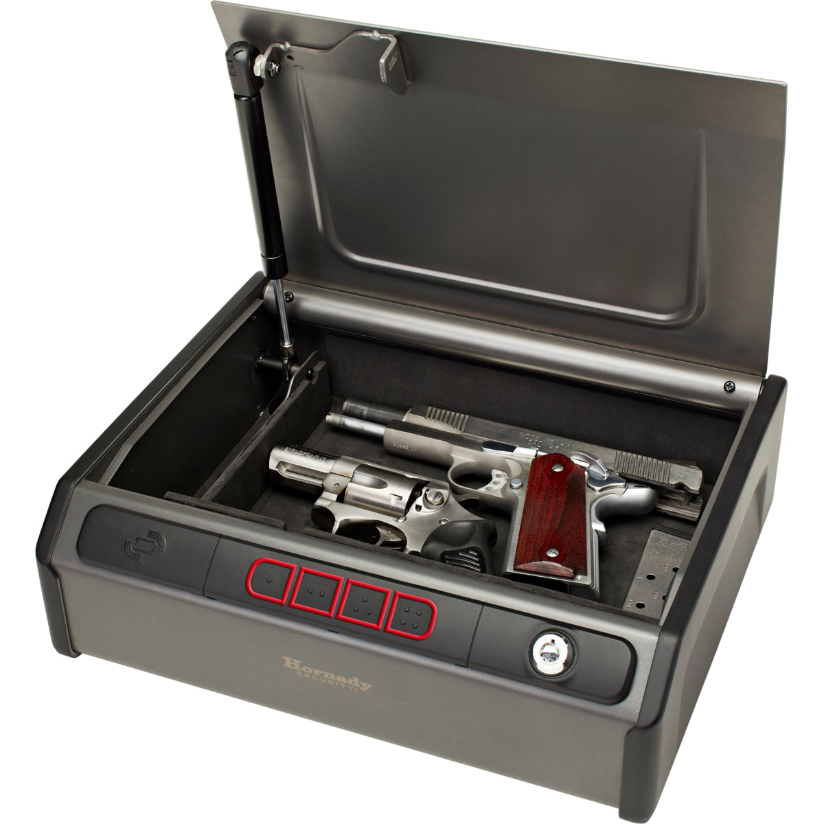 Hornady Rapid Safe Keypad Vault RFID 97436 - Biometric Gun Safe for Pistols & Handguns | Quick Access Home & Vehicle Security Safe for Personal Protection