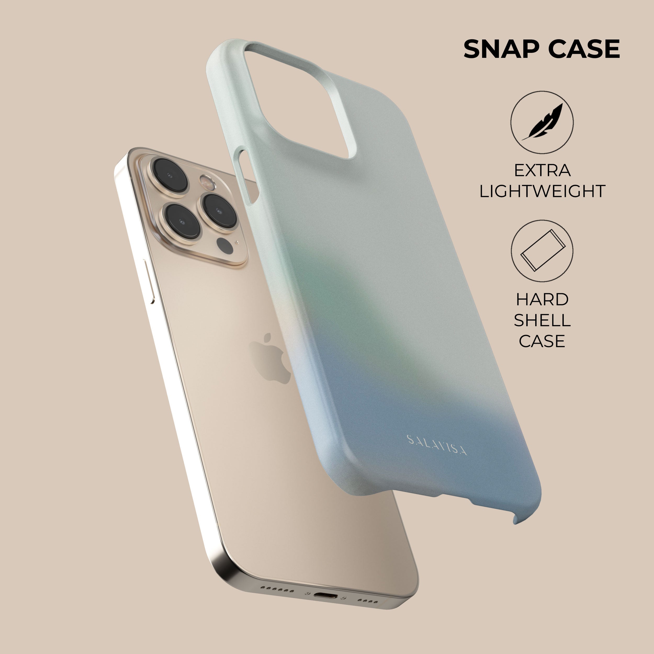 Premium Whispered Tones Phone Case - Slim Protective Cover for iPhone & Android - Perfect for Work, Travel & Everyday Use
