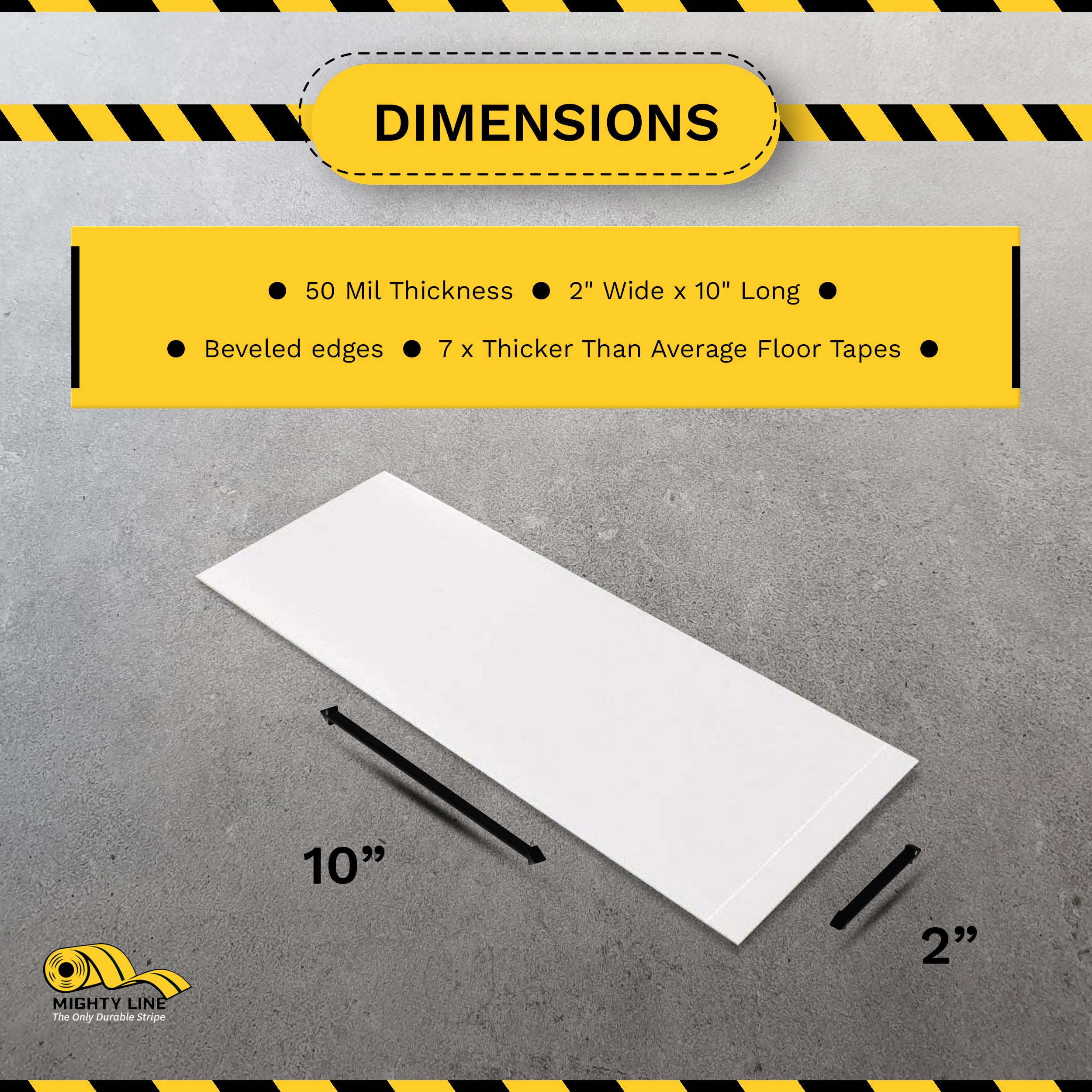 Mighty Line Heavy-Duty Floor Marking Tape - 2