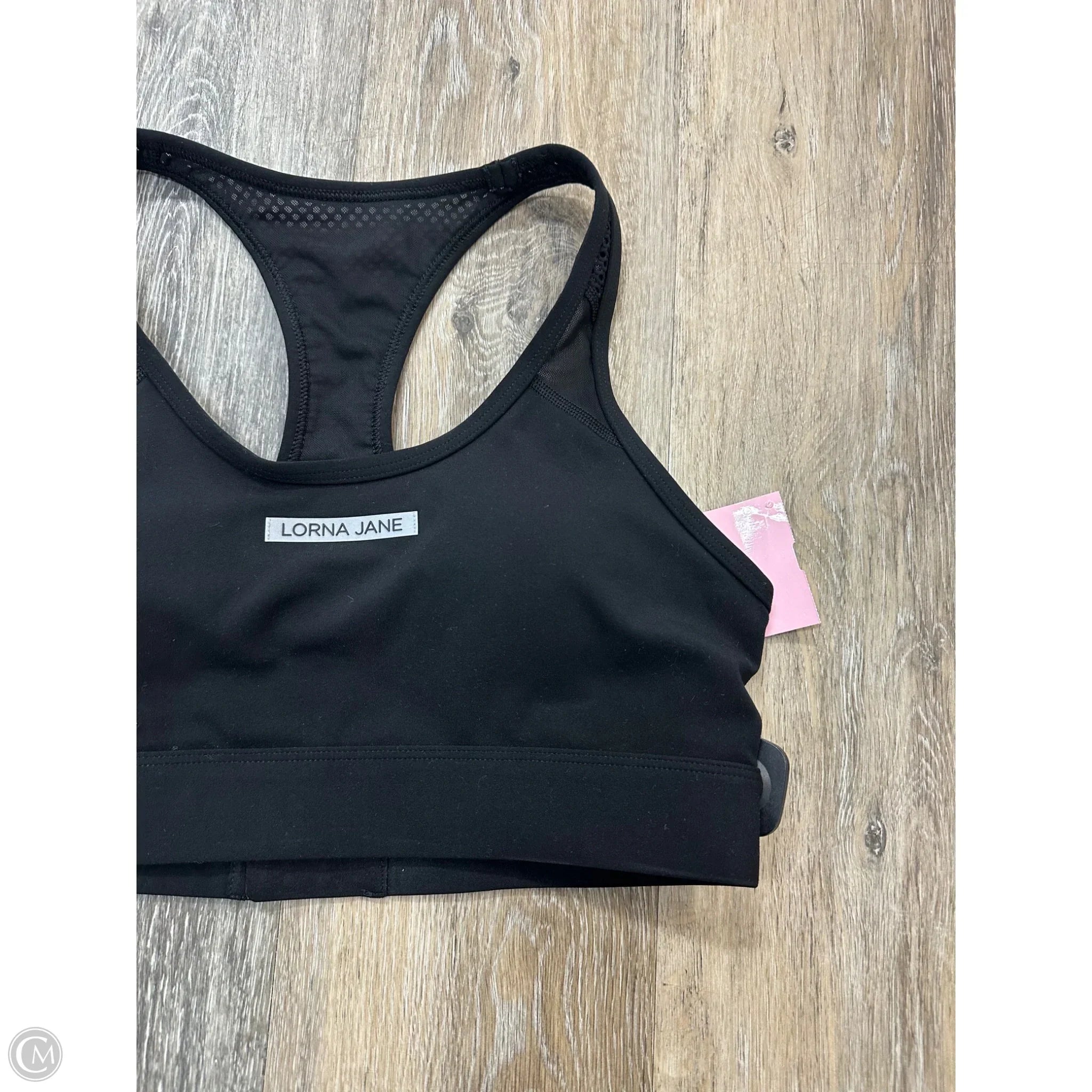Lorna Jane Black Athletic Bra for Women - Medium Size - Perfect for Yoga, Running & Gym Workouts