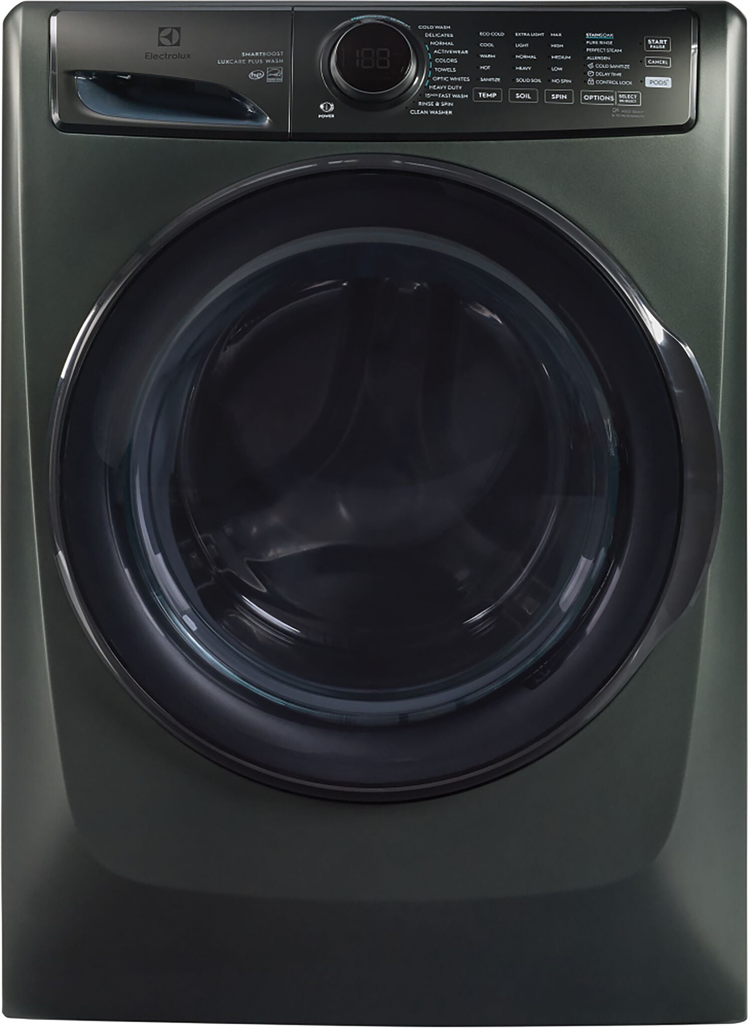 Electrolux ELFW7738AA 5.2 Cu. Ft. Front Load Washer with Perfect Steam™ & LuxCare® Technology - Energy Efficient Laundry Machine for Large Families | Ideal for Bedding, Towels and Heavy Loads