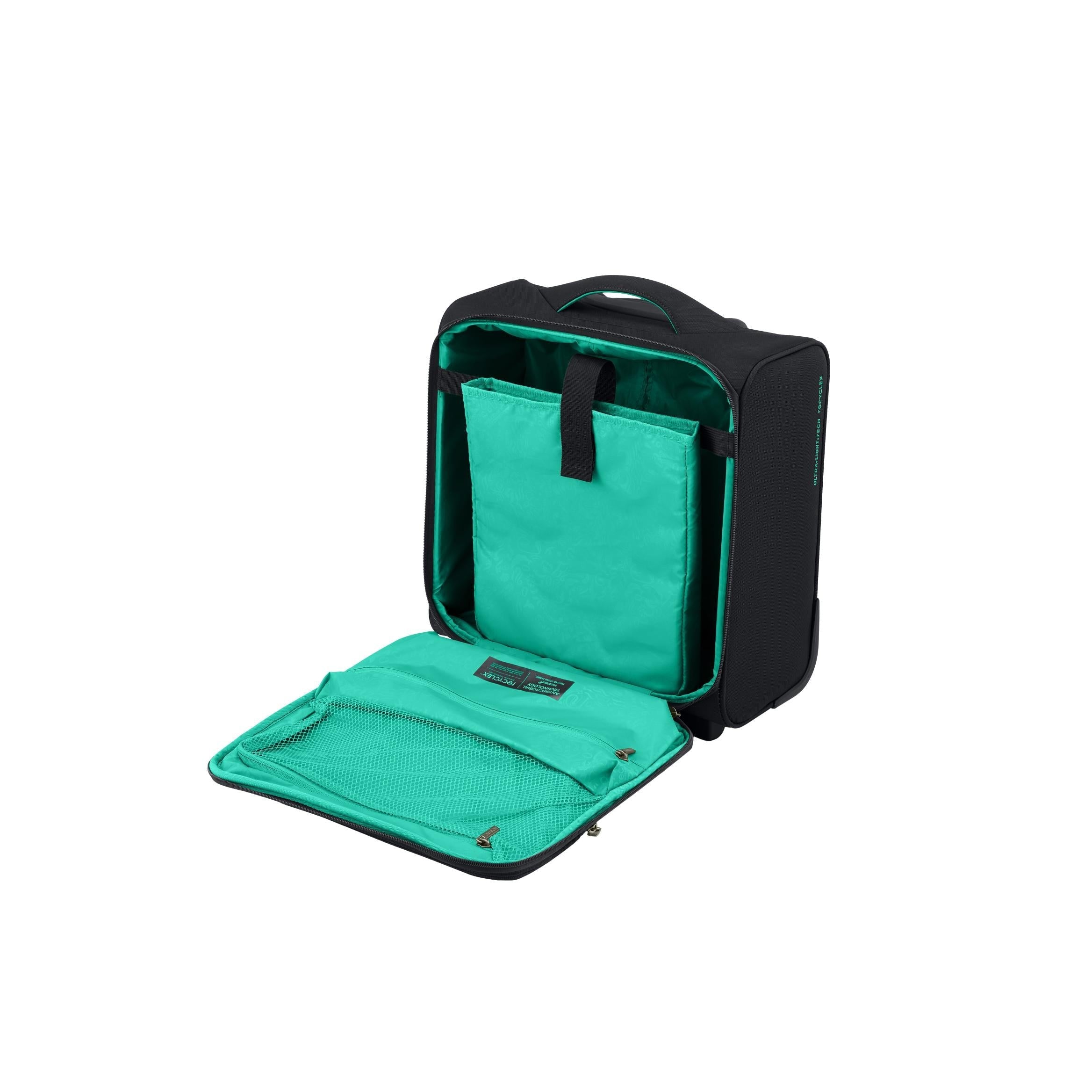 American Tourister Applite 5.0 Underseater Carry-On Luggage - Black Compact Cabin Bag for Air Travel, Business Trips & Weekend Getaways