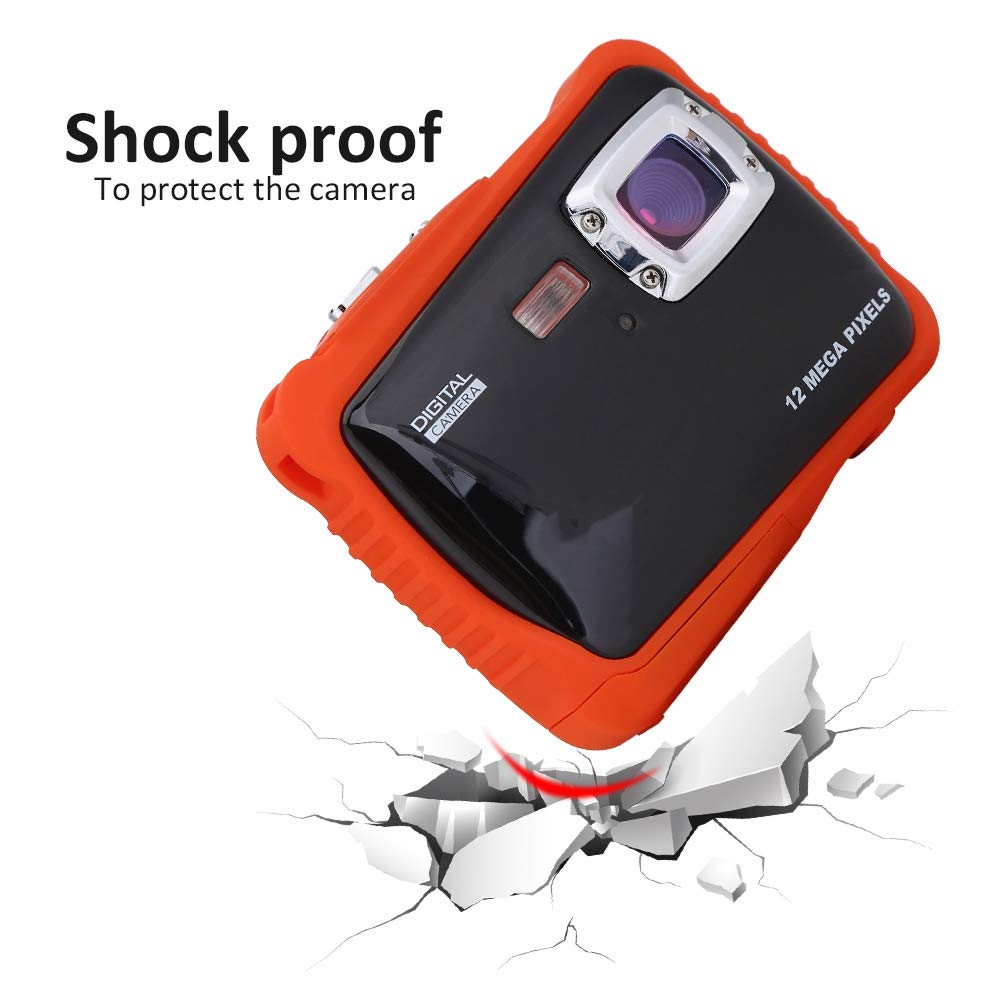 Waterproof Kids Digital Camera 1080P HD - 2.0 Inch Screen Underwater Camera for Children Ages 3-14 - 3M/10FT Waterproof & Dustproof - Perfect for Swimming, Beach, Pool & Outdoor Adventures