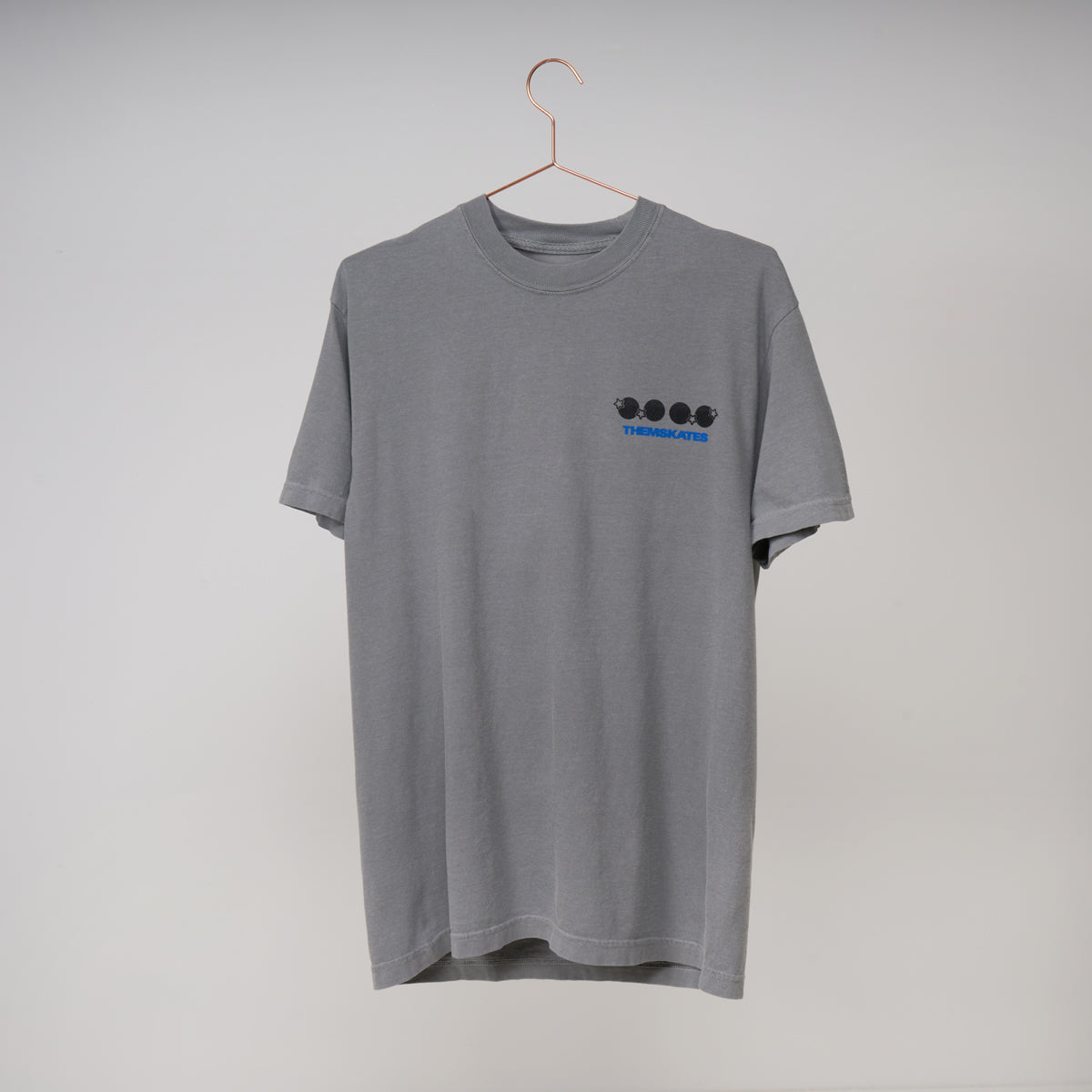 THEM Mac T-Shirt for Men - Soft Cotton Grey Tee - Casual Comfort Fit - Perfect for Everyday Wear & Street Style