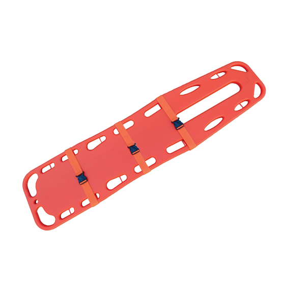 Emergency Spine Board Stretcher with Adjustable Straps - Lightweight Plastic Backboard for First Aid, Rescue & Medical Transport - Ideal for EMS, Hospitals & Outdoor Emergencies
