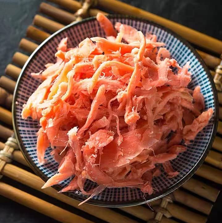 Crunchy Shredded Ginger Snacks - Salty & Spicy with Preserved Plum Flavor (160g/5.64oz) | Healthy Asian-Inspired Snack for On-the-Go, Travel & Movie Nights