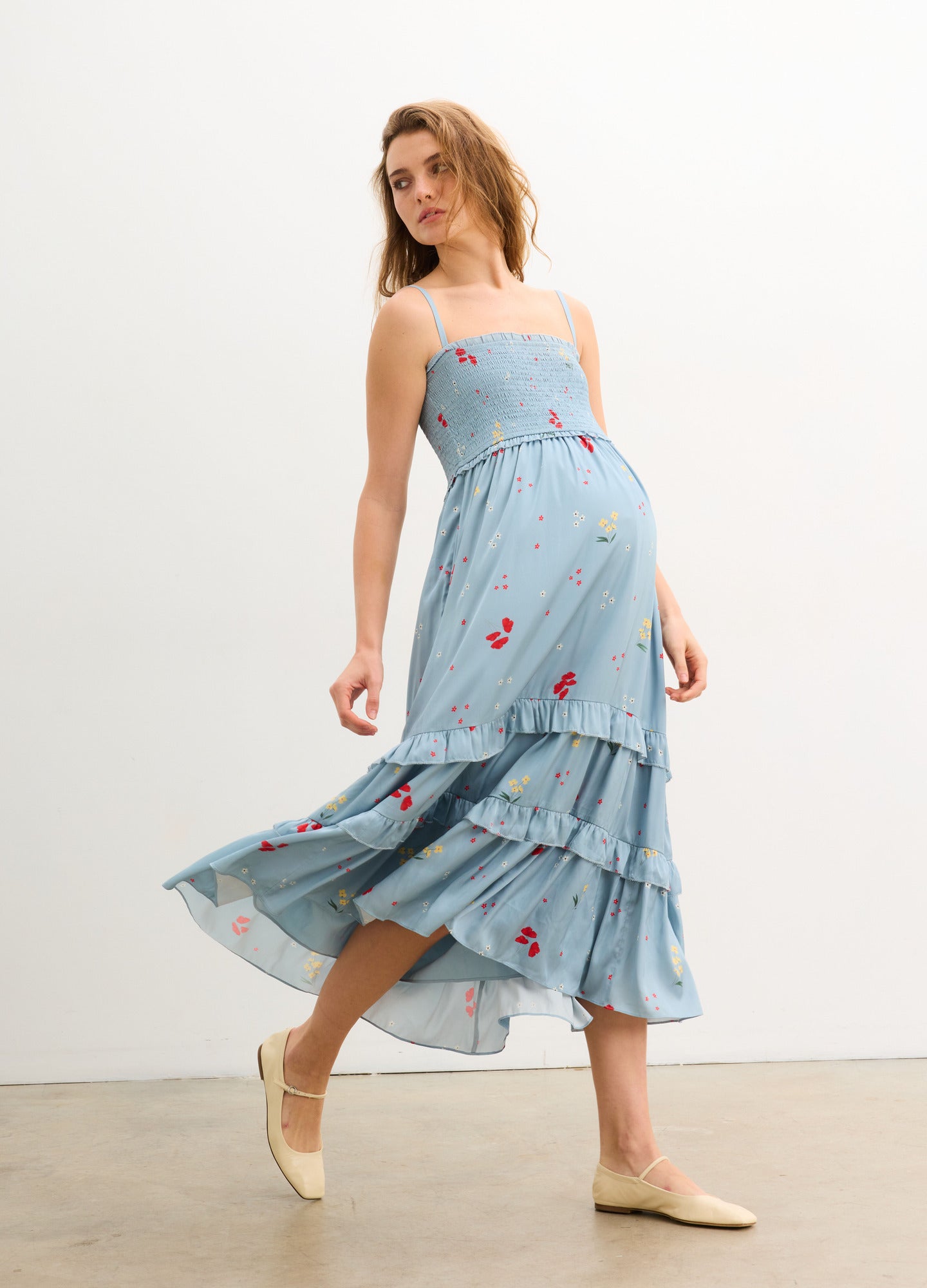 The Dani Maternity Dress - Comfortable & Stylish Pregnancy Dress for Women | Perfect for Baby Showers, Maternity Photos & Everyday Wear