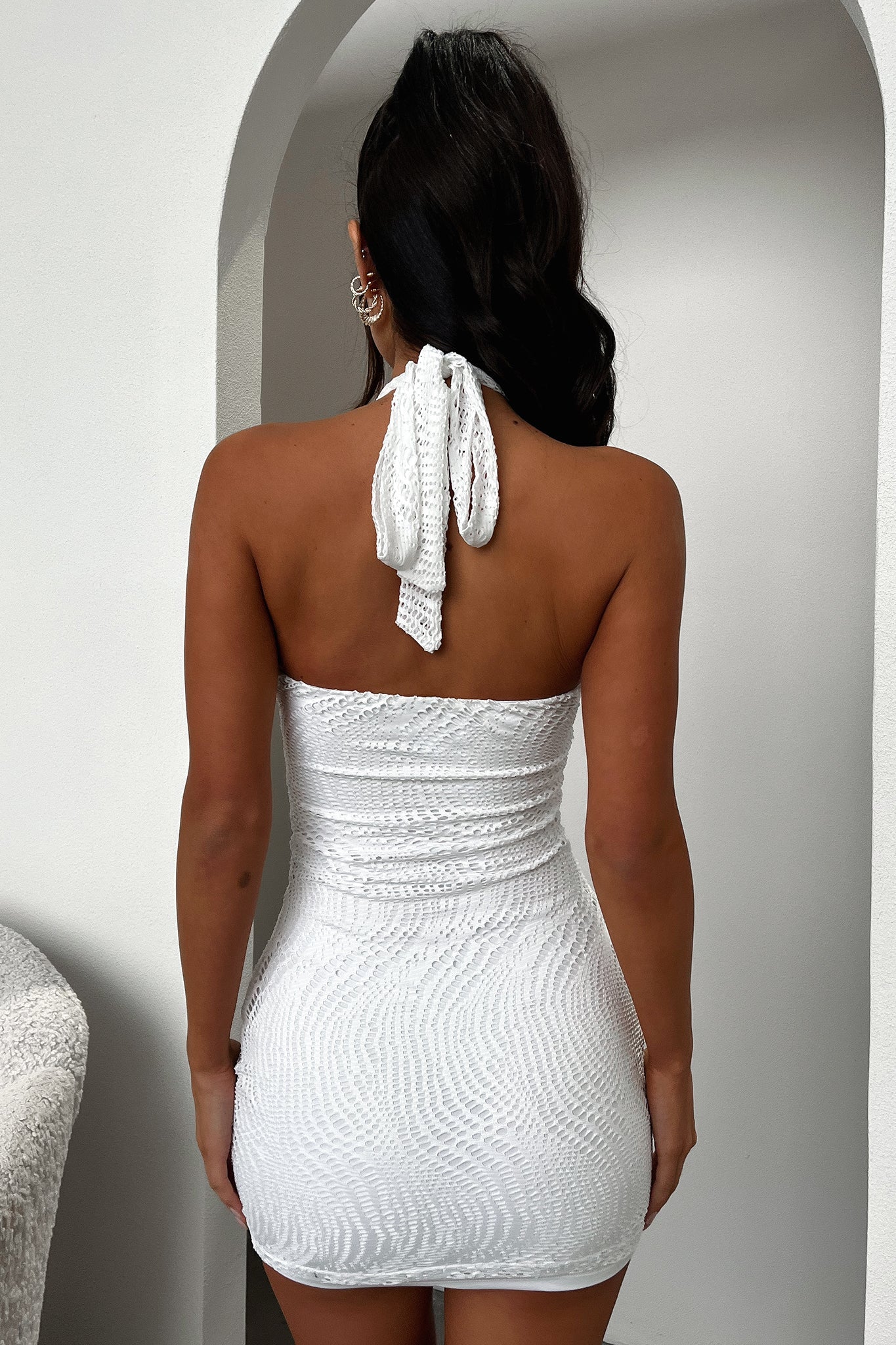 Elegant Mazi White Dress for Women - Perfect for Weddings, Parties & Special Occasions