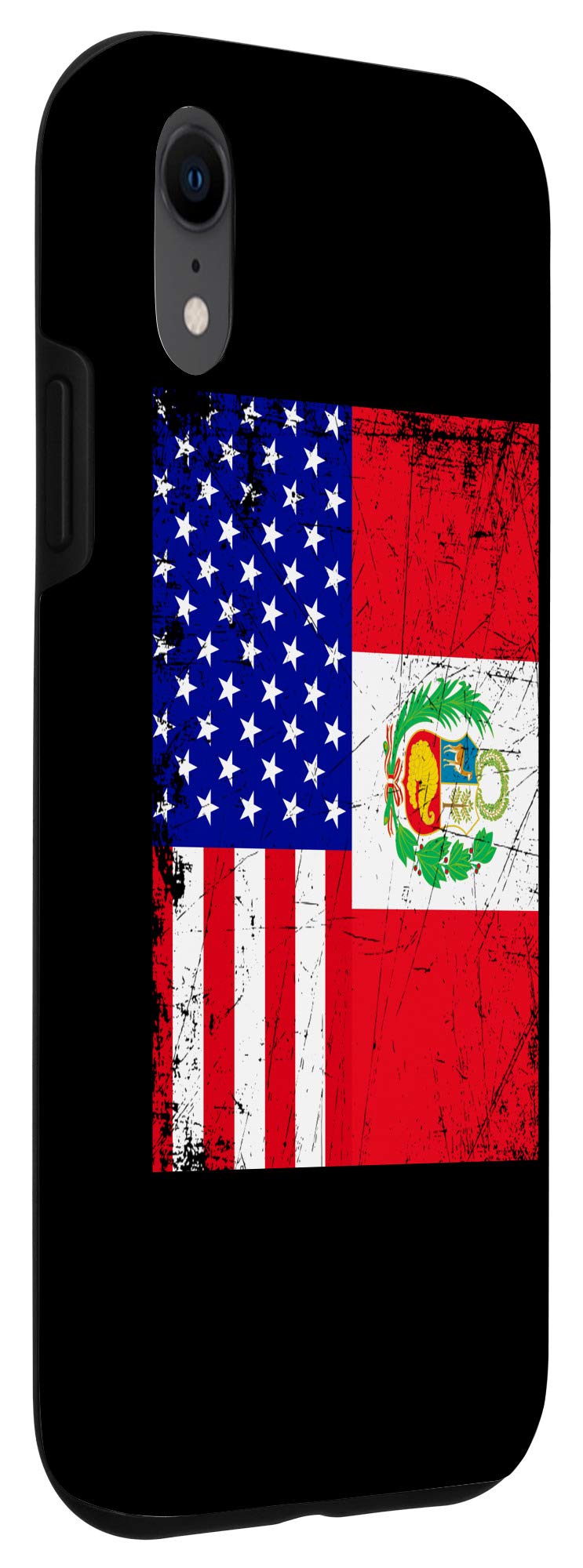 iPhone XR Case - Peru & USA Flag Design for Patriotic Pride | Travel & Daily Use