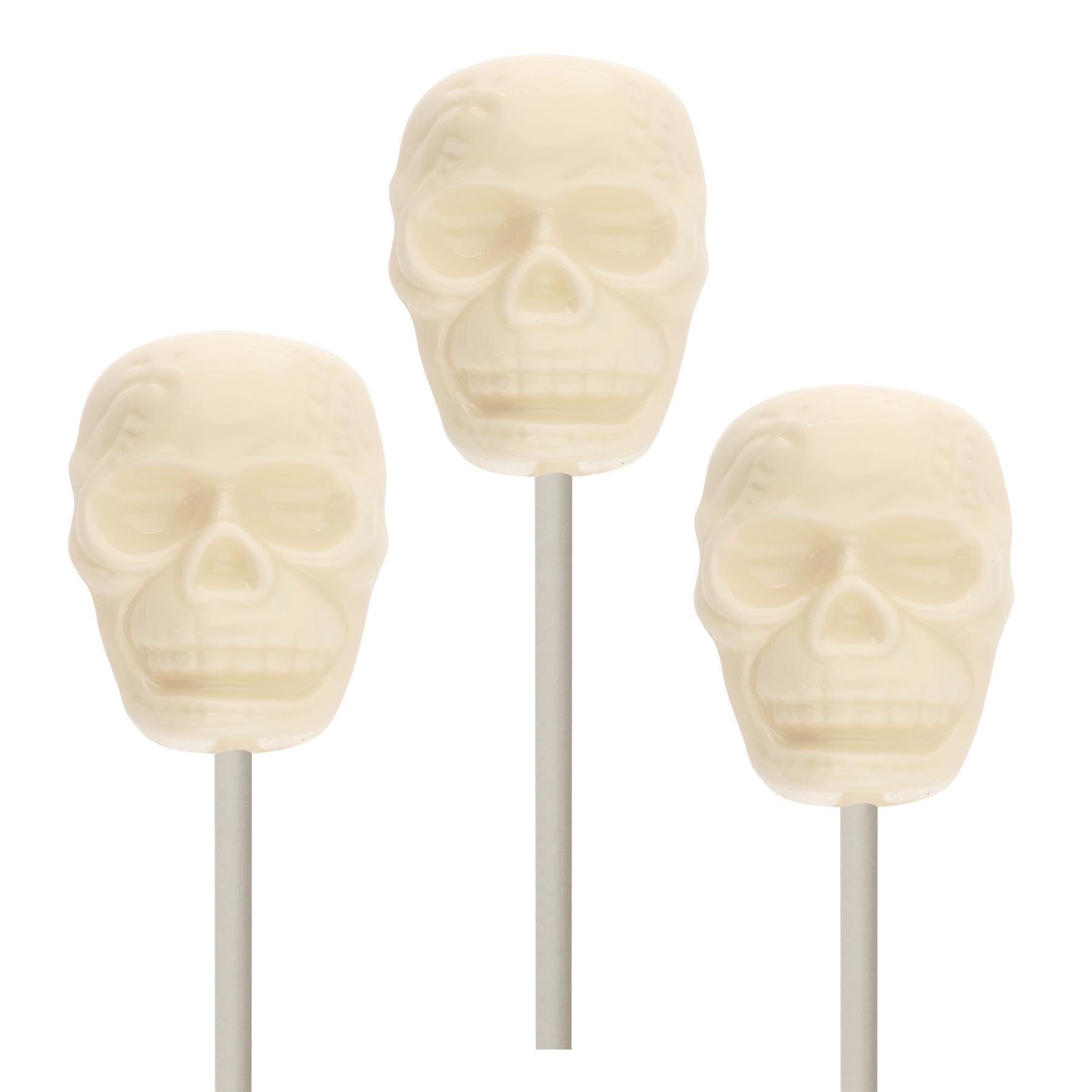 Scary Skull Lollipop Chocolate Candy Mold Kit - Halloween DIY Treats with Step-by-Step Instructions | Perfect for Halloween Parties, Trick or Treat Favors & Spooky Dessert Making
