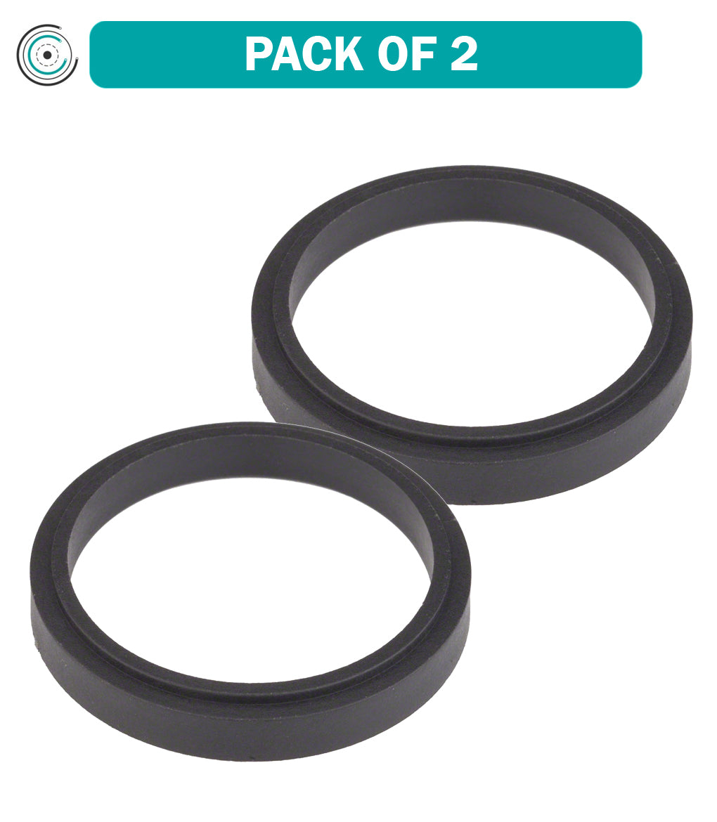 2 Pack Cane Creek 10 Series 5mm Interlok Composite Headset Spacers - Black Carbon for Mountain & Road Bikes - Lightweight & Durable Bicycle Stem Spacers for Smooth Ride & Easy Installation