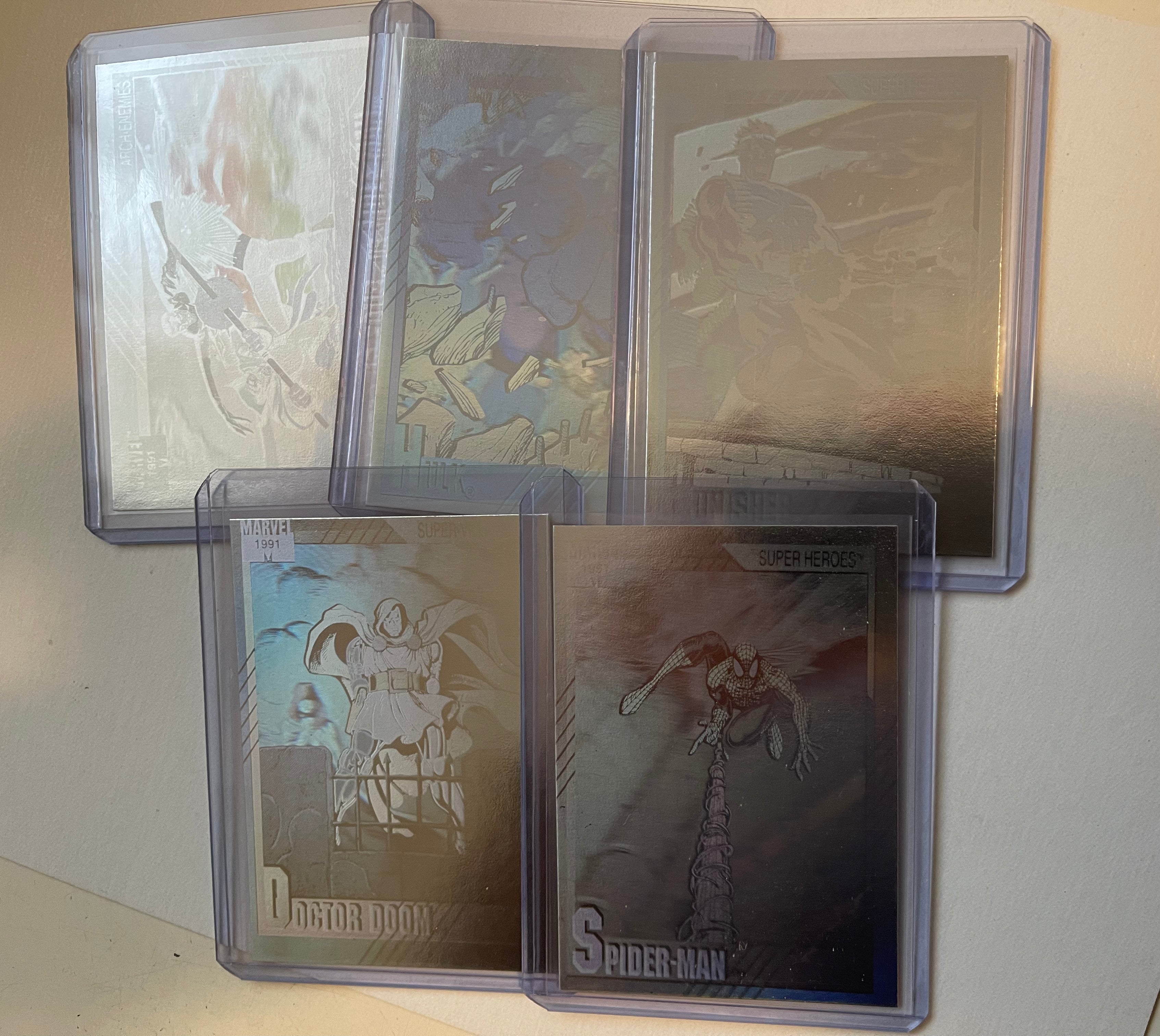 Marvel Universe Series 1 Rare Hologram Insert Cards Set - Complete Collector's Edition for Comic Book Fans & Trading Card Enthusiasts - Perfect for Display, Trading, and Investment