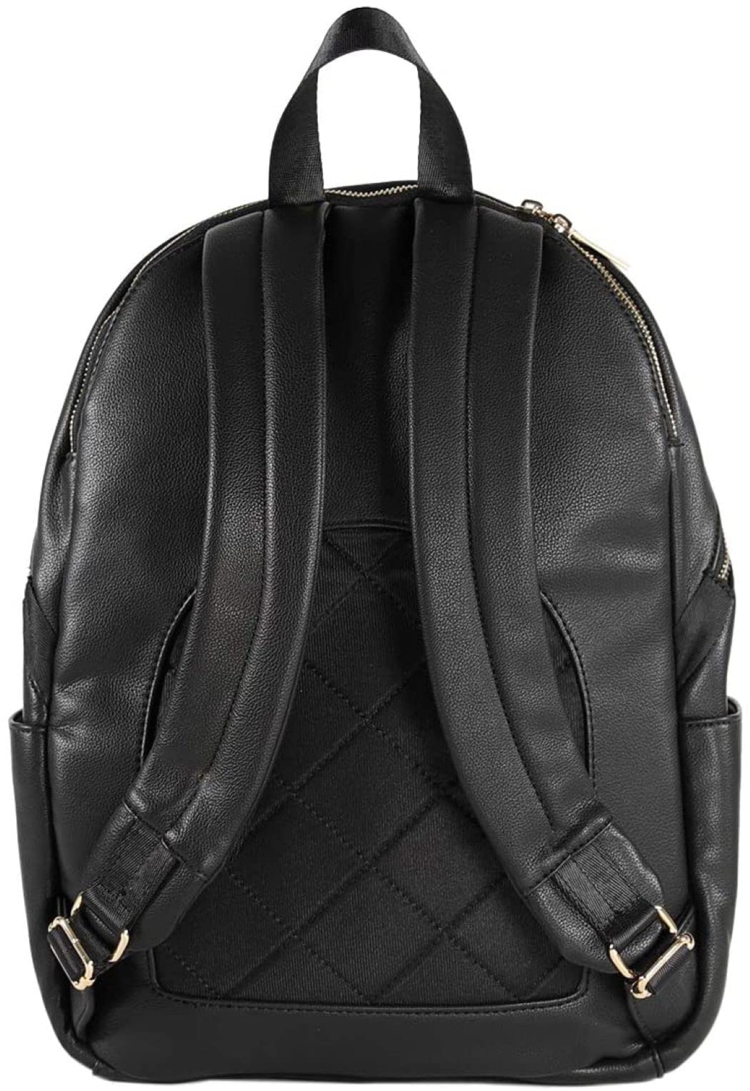 Little Unicorn Skyline Backpack - Vegan Leather Diaper Bag for Work & Travel with Changing Pad - Lightweight, Durable & Easy to Clean - 5 Interior Pockets (Black) - Perfect for Parents, Business Trips & Weekend Getaways