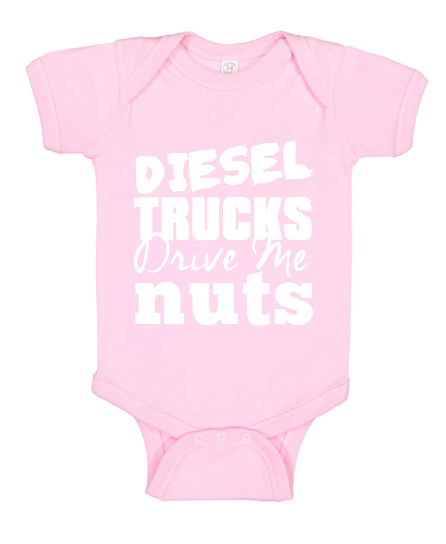 Southern Sisters Diesel Trucks Drive Me Nuts Baby Clothes for Girls & Boys | Cute Truck-Themed Outfits for Toddlers & Infants | Perfect for Playdates, Family Photos & Truck Enthusiast Parents
