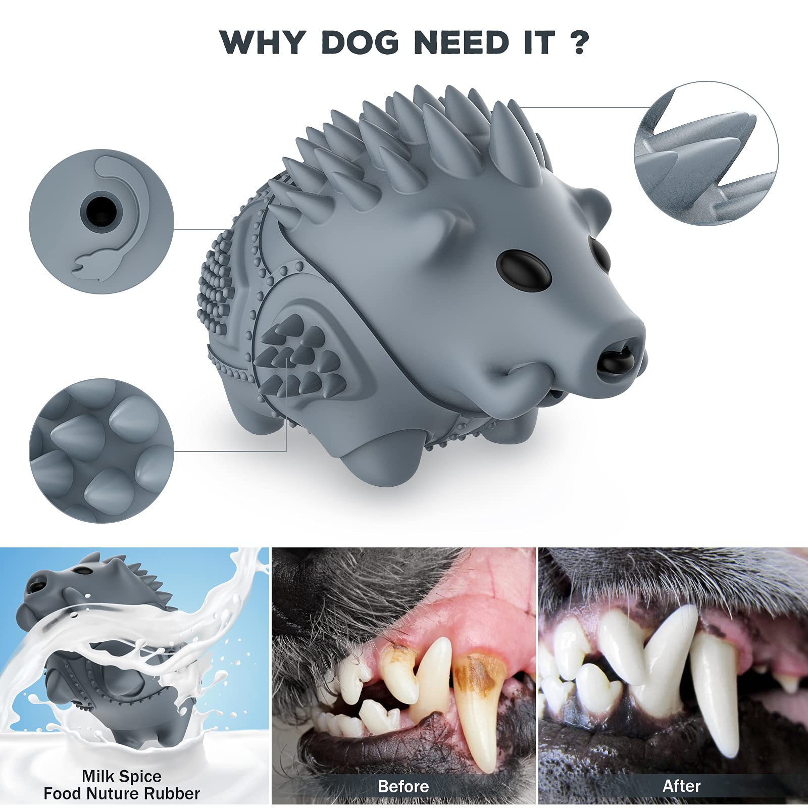 Indestructible Dog Chew Toys for Aggressive Chewers - Durable Squeaky Interactive Toys for Large & Medium Breed Dogs - Perfect for Teething, Playtime & Birthday Gifts - Great for Outdoor Activities & Training Sessions