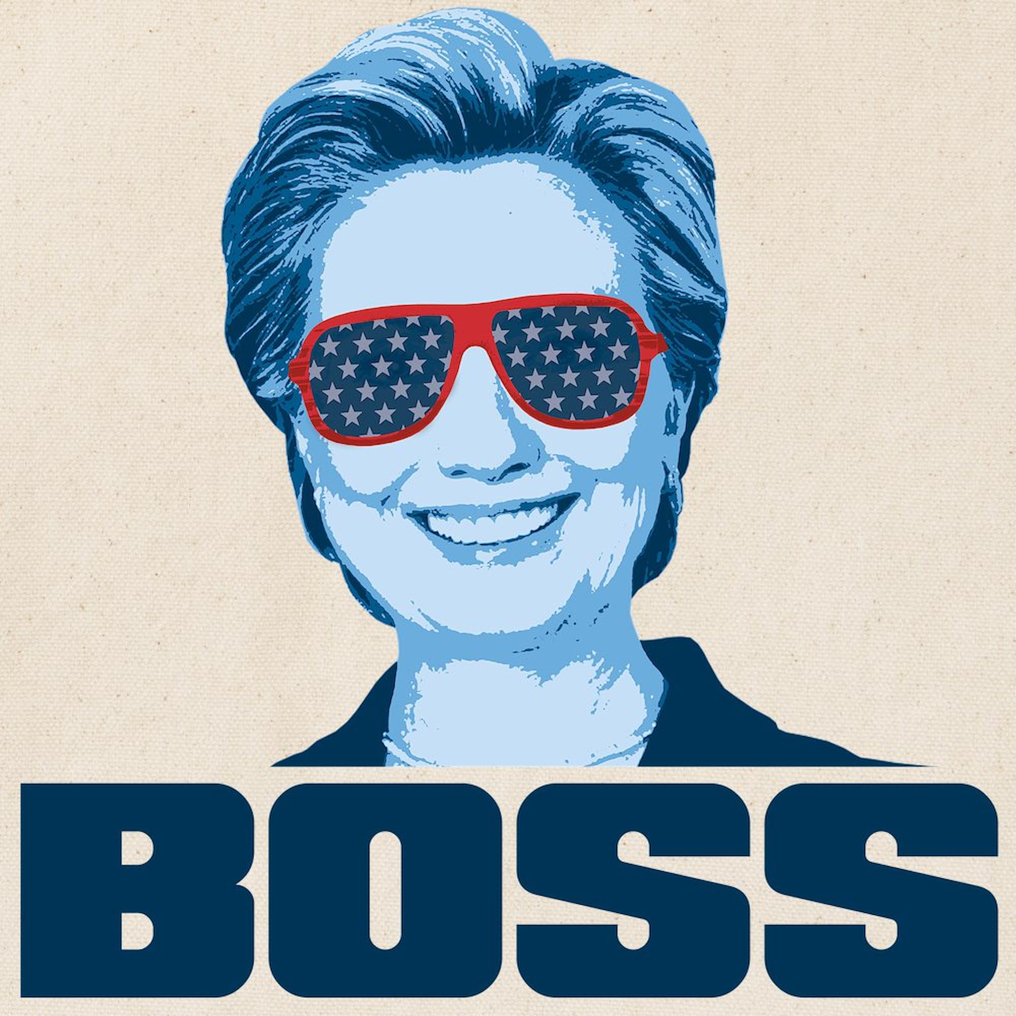 Hillary BOSS Tote Bag - Natural Canvas Reusable Shopping Bag for Women, Eco-Friendly Grocery Tote - Perfect for Work, Gym, Beach & Daily Errands