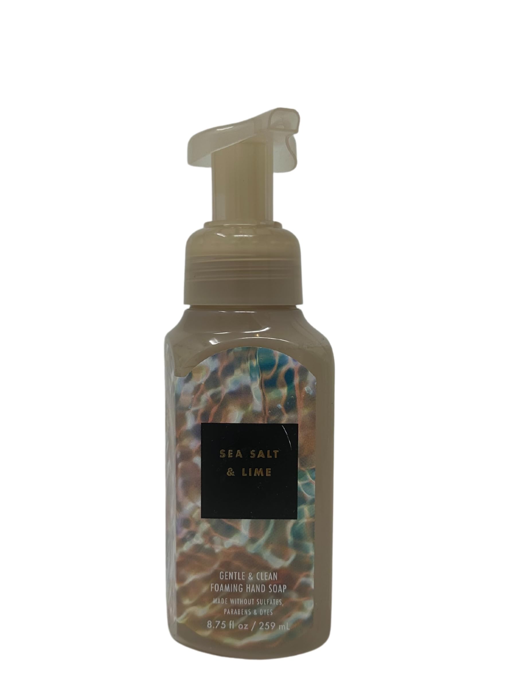 Sea Salt & Lime Gentle Foaming Hand Soap - 8.75 fl oz (259 mL) Refreshing & Moisturizing - Perfect for Kitchen, Bathroom & Office Use [2024]