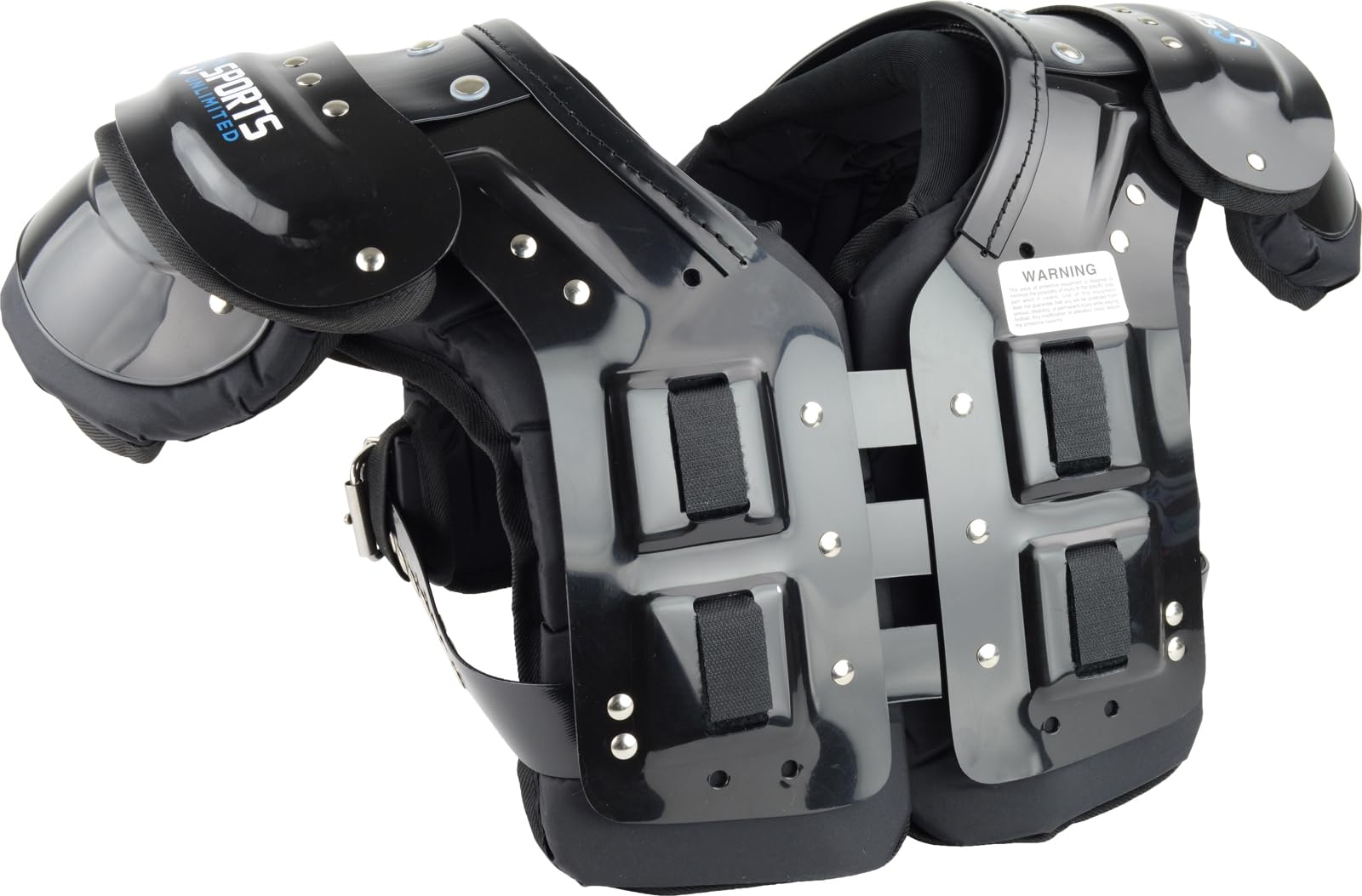 Stealth Adult Football Shoulder Pads for Men - Lightweight Protective Gear for Training & Games - Perfect for Tackle Football, Flag Football & Practice Sessions