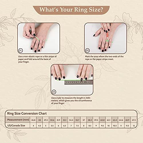 925 Sterling Silver Fidget Spinner Ring for Women - Stress Relief & Anxiety Relief Jewelry with Intricate Climbing Vine Leaf Design - Size 7-12 - Perfect for Meditation, Office Work & Everyday Wear