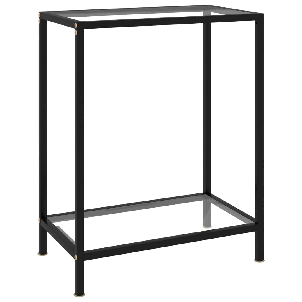 Modern Transparent Console Table - 23.6