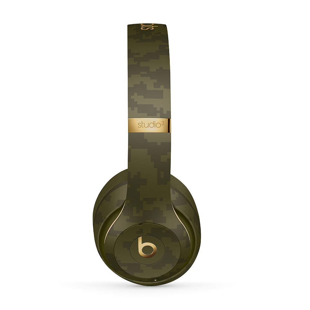 Beats Studio3 Wireless Noise Cancelling Over-Ear Headphones - Forest Green (Renewed Premium) | Bluetooth Headset with Apple W1 Chip, 22-Hour Battery for Travel, Work & Gym