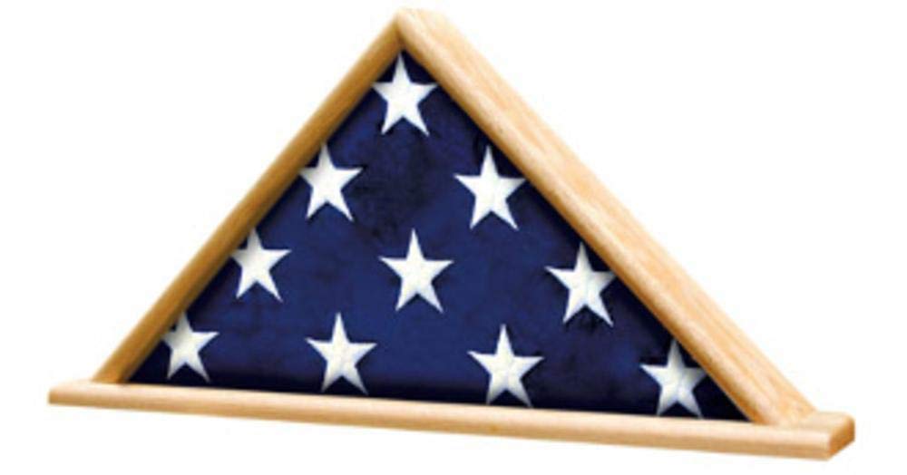 Memorial Flag Display Shadow Box - Honoring Veterans & Loved Ones - Perfect for Home, Office, or Memorial Day Decor