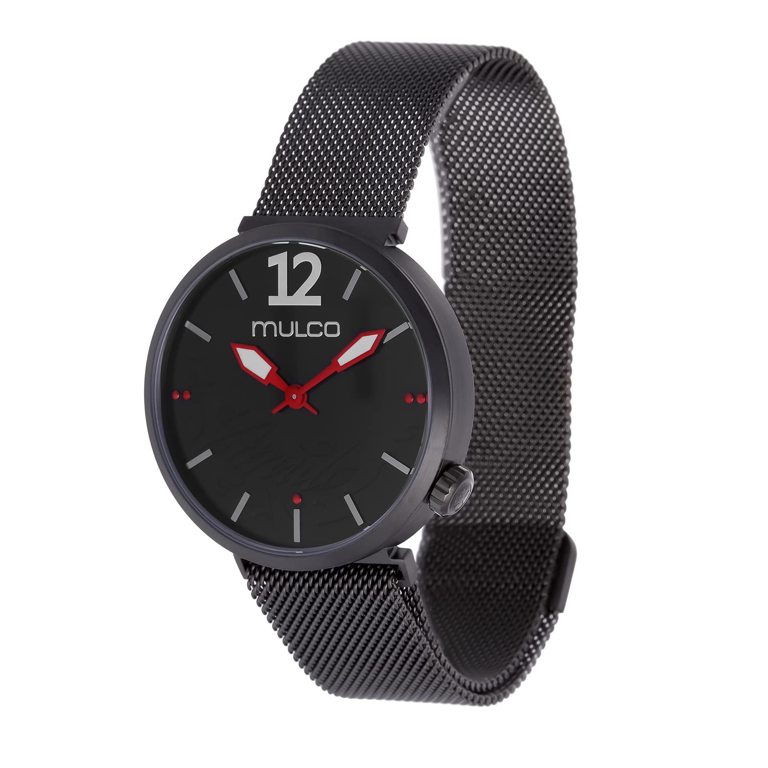 MULCO Minimalist Watches for Men & Women - Stainless Steel Mesh Band, Quartz Movement, Premium Analog Display, 100m Waterproof - Perfect for Business, Casual Wear & Outdoor Activities