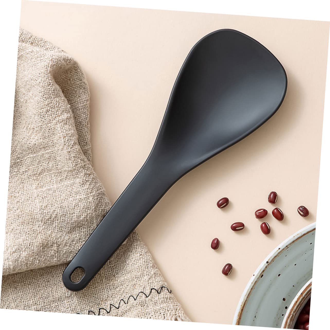Non-Stick Silicone Soup Spoon Set - Heat Resistant Kitchen Utensils for Serving, Mixing & Scooping Rice, Pasta & Soup - Perfect Home Cooking Accessories for Everyday Meals & Family Gatherings