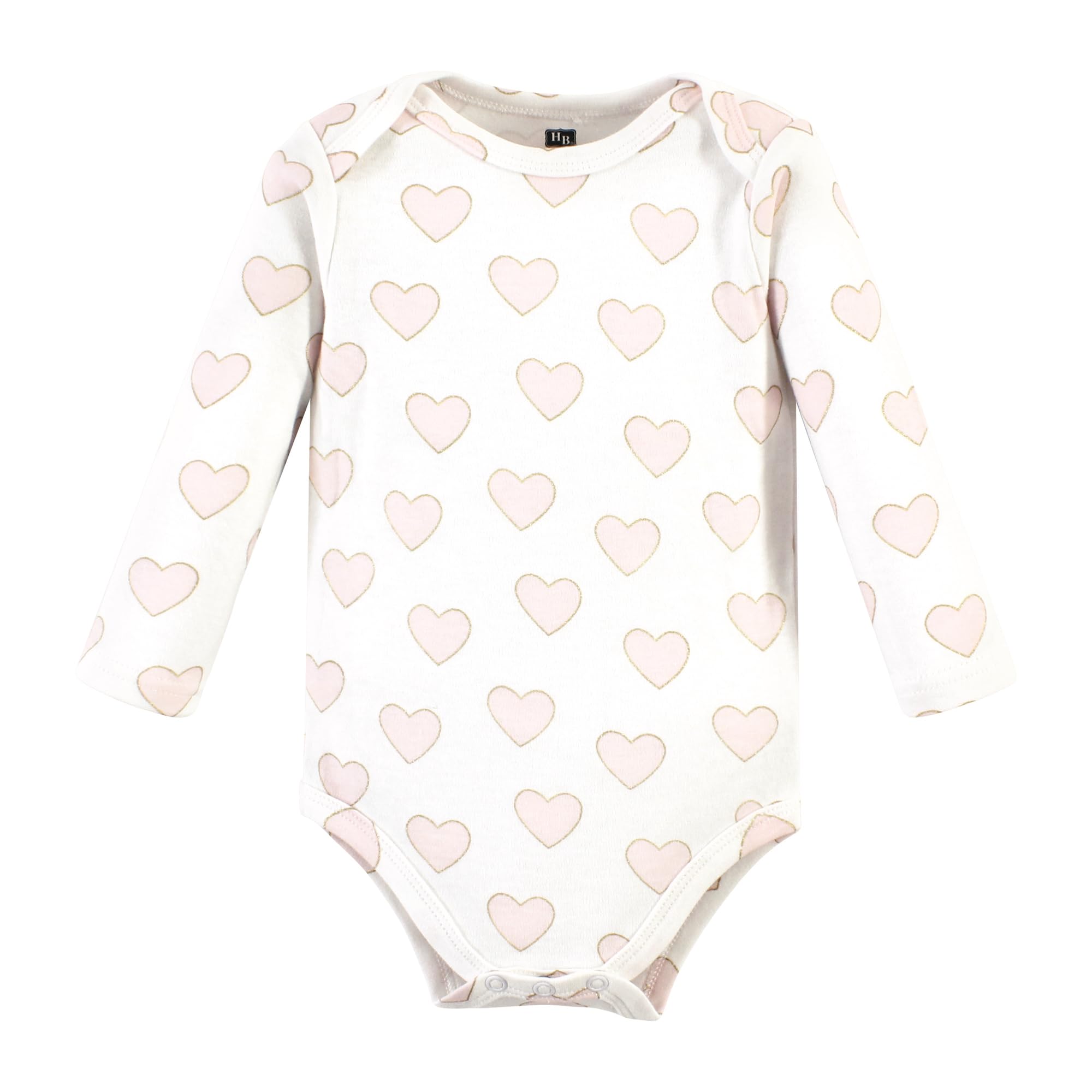 Hudson Baby Unisex Cotton Long-Sleeve Bodysuits 5-Pack - Daddy's Little Princess - Soft Baby Onesies for 9-12 Months - Perfect for Playtime, Family Photos & Everyday Comfort
