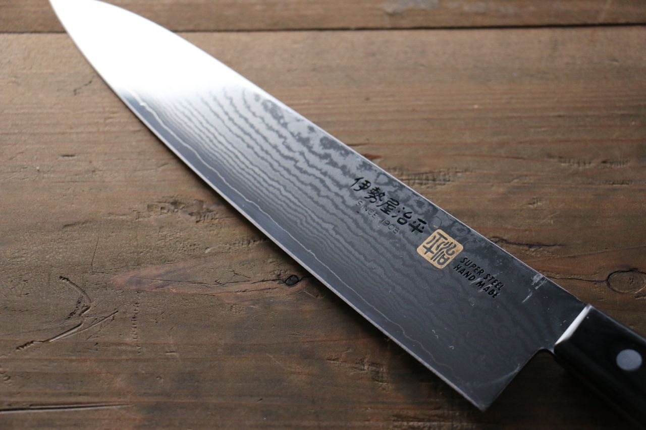 Premium Iseya VG10 G Series 33-Layer Damascus Japanese Chef Knife Set - 150mm Petty & 210mm Gyuto - Razor Sharp Stainless Steel Kitchen Knives for Professional Chefs & Home Cooking - Perfect for Slicing, Dicing & Meat Cutting