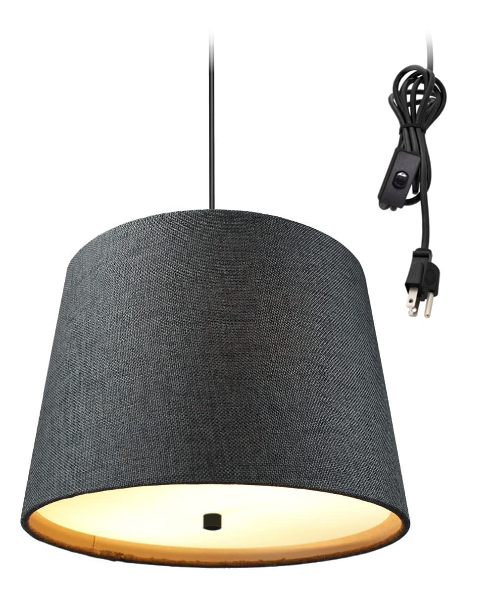 2-Light Plug-in Swag Pendant with Diffuser - 14
