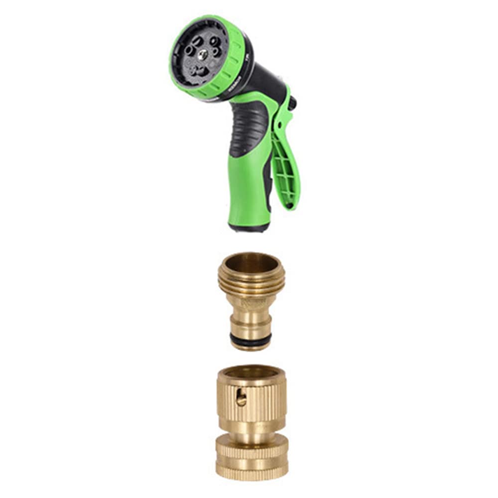 3/4 Inch Brass Quick Connect Hose Fittings - Male & Female Garden Water Pipe Connectors (6-Piece Set) for Irrigation, Sprinkler Systems & Outdoor Watering