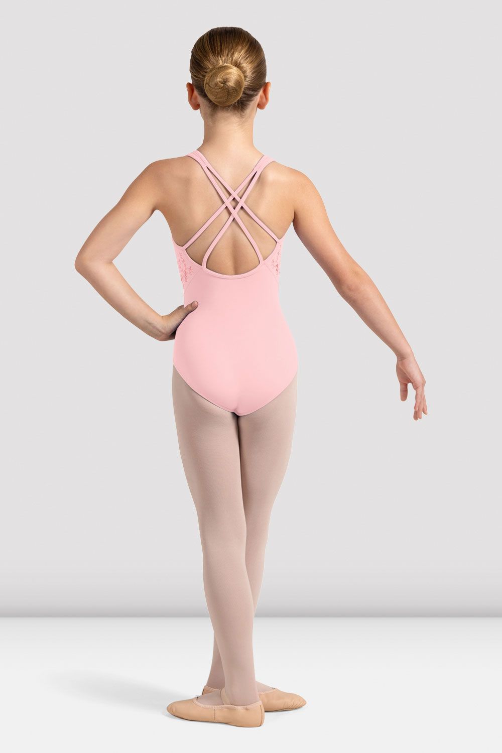 Girls Primrose Cross Back Leotard - Ballet Dance Gymnastics Leotard for Kids - Perfect for Dance Class, Gymnastics Practice & Performance