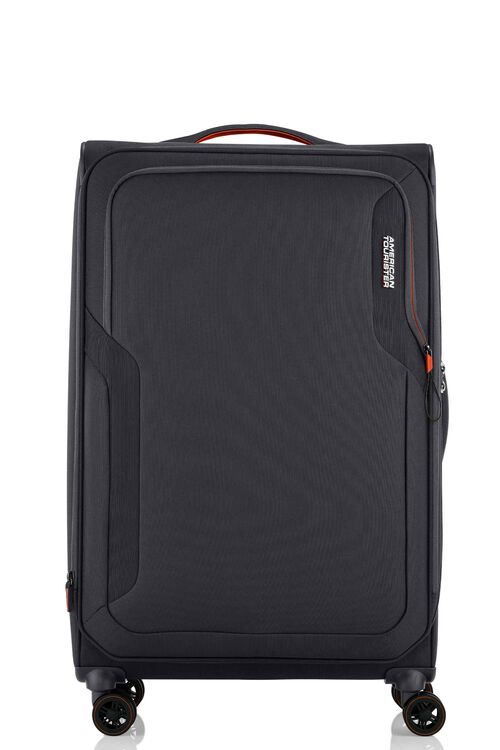 American Tourister Applite 5.0 82/31 Expandable Luggage - Lightweight Durable Suitcase with Spinner Wheels, Grey - Perfect for Business Travel & Weekend Getaways