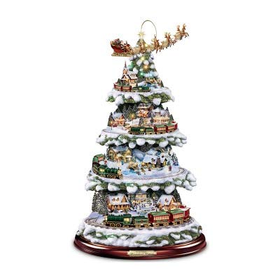 JYKFJ Christmas Stickers - Festive Tree, Snowman & Rotating Train Window Decals for Home Holiday Decor | Perfect for Windows, Walls & Gift Wrapping