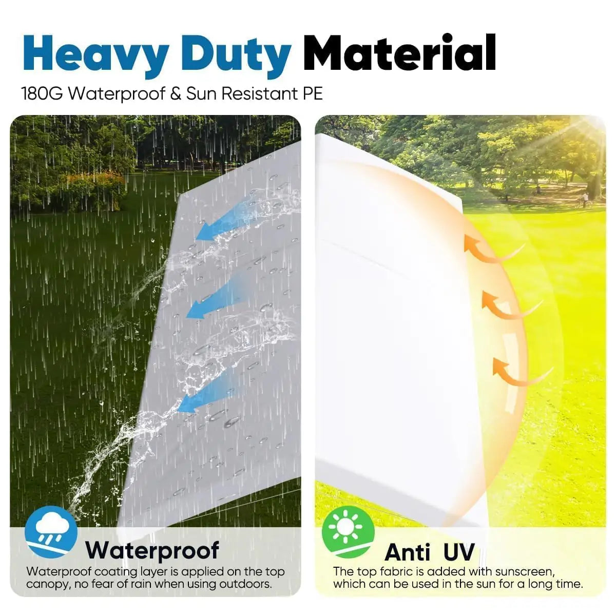 20'x10' & 20'x12' Heavy Duty Carport Canopy Shelter - Weatherproof Outdoor Car Cover for Vehicles, RV, Boat - Perfect for Driveway, Backyard & Storage Protection
