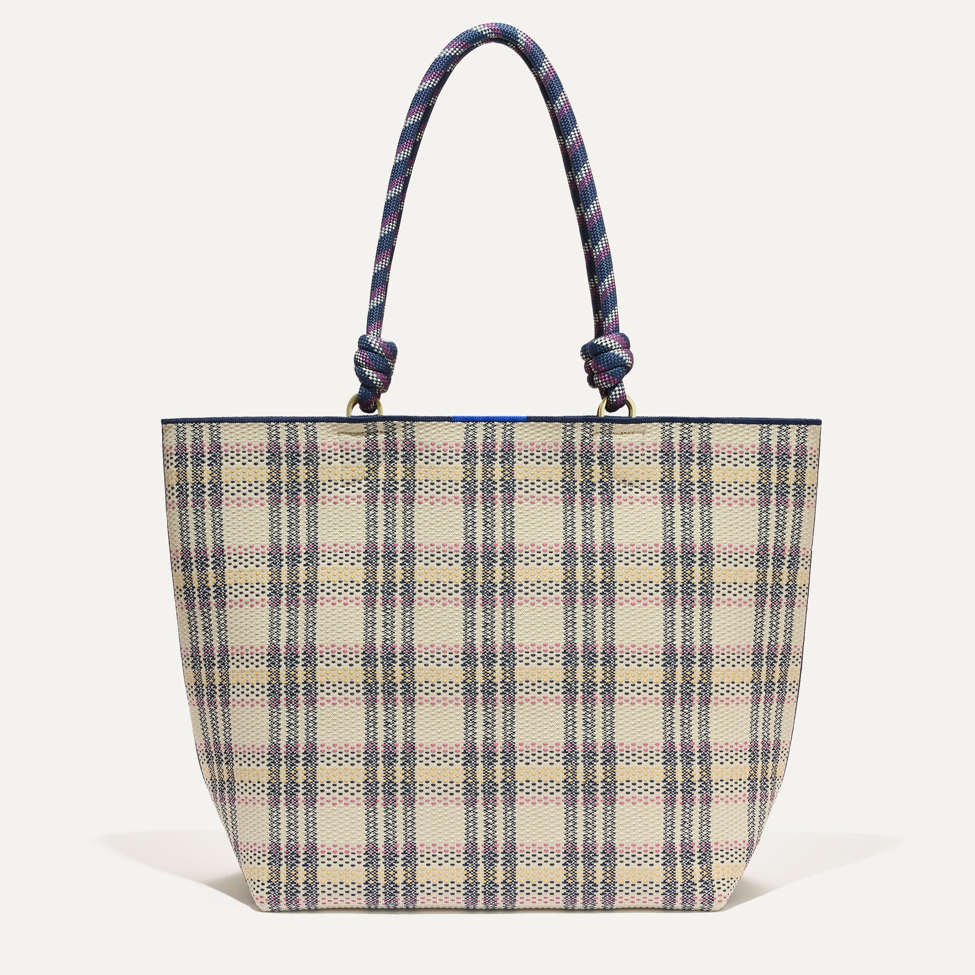 Stylish Lightweight Plaid Tote Bag for Women - Perfect for Spring Shopping, Beach Trips & Everyday Use