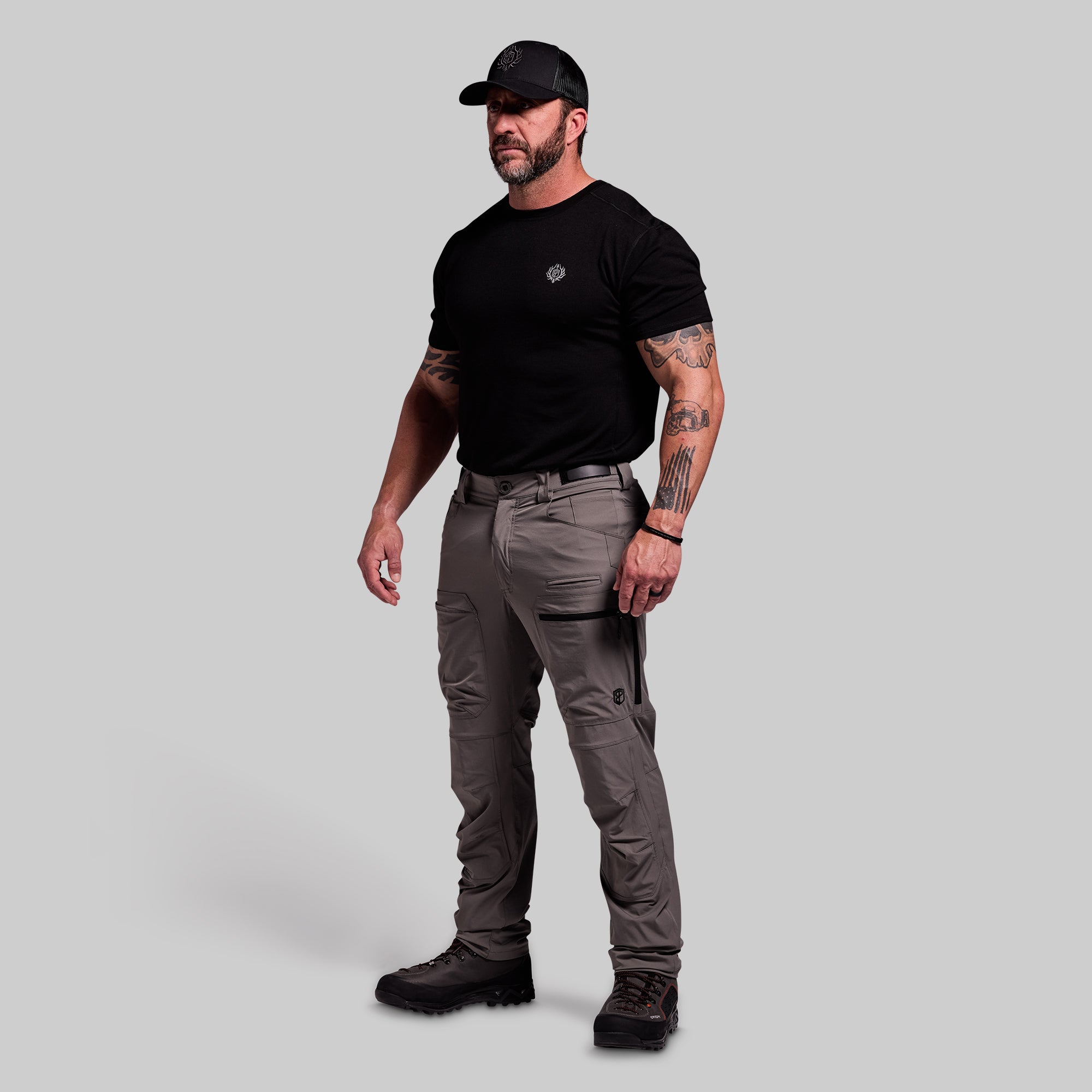Men's Frontier Pant Light 2.0 - Water-Resistant Hiking Pants with Stretch (Wolf Grey) | Outdoor Adventure, Travel & Casual Wear