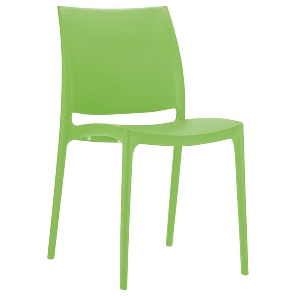Compamia Maya Patio Dining Chairs Set of 2 - Tropical Green Outdoor Furniture for Garden, Poolside & Backyard Relaxation