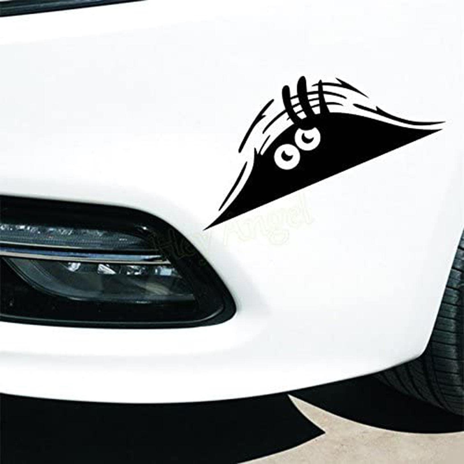3D Funny Dune Monster Car Sticker - Peeking Elf Fairy Vinyl Decal for Car, Bedroom & Kids Room Decor | Self-Adhesive, Easy Peel & Stick | Perfect for Car Windows, Laptops & DIY Projects