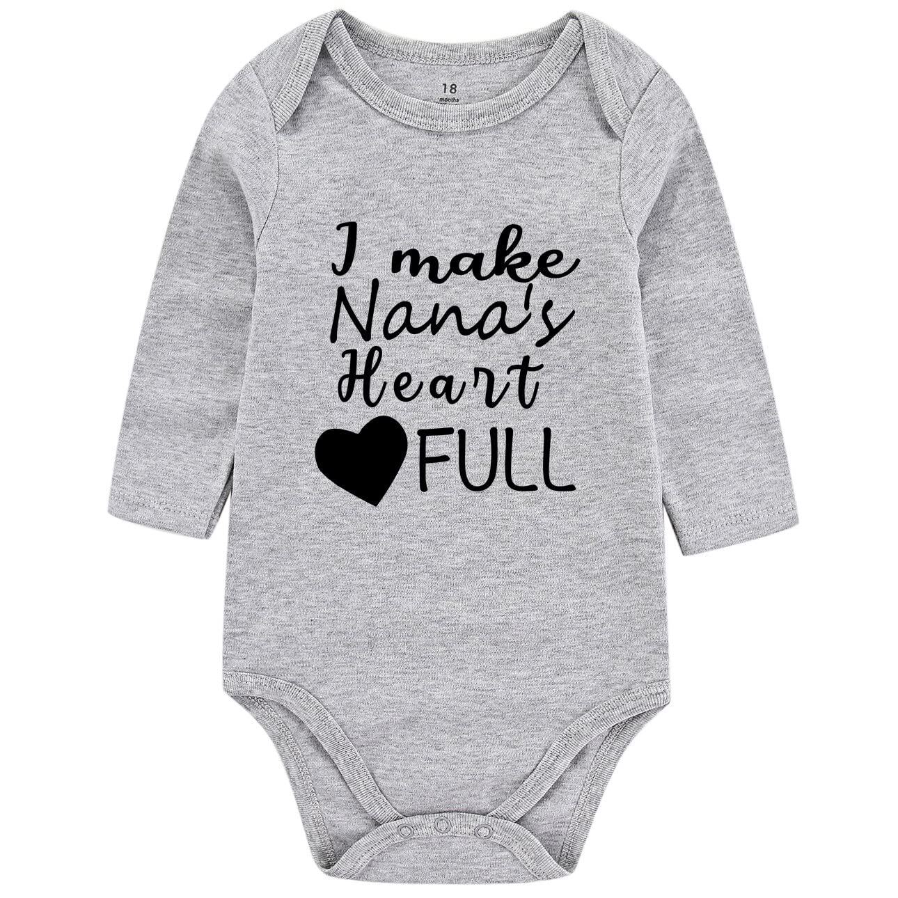 Funny Unisex Baby Bodysuit 0-3 Months | Cute Heart Design for Boys & Girls | Perfect for Family Photos, Playdates & Special Occasions