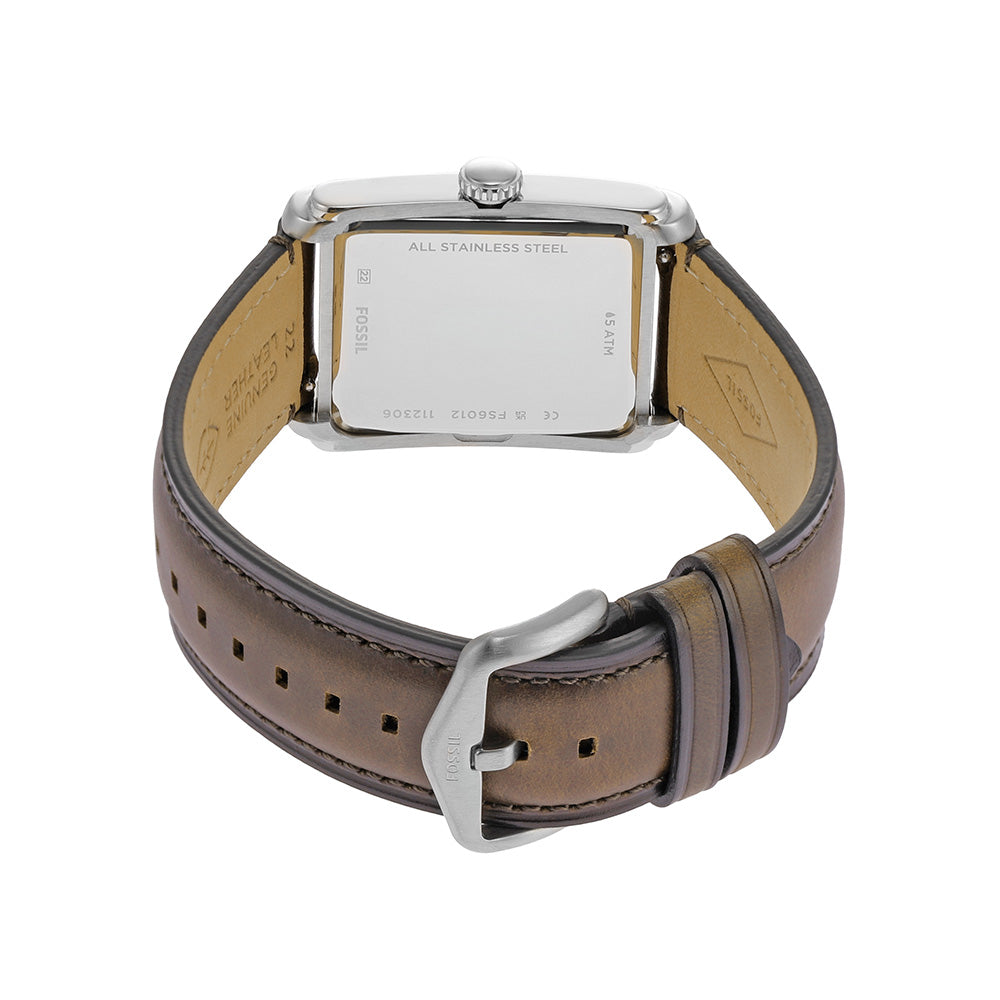 Fossil Carraway FS6012 Men's Stainless Steel Chronograph Watch - Waterproof, Date Display, Perfect for Business, Casual & Outdoor Activities