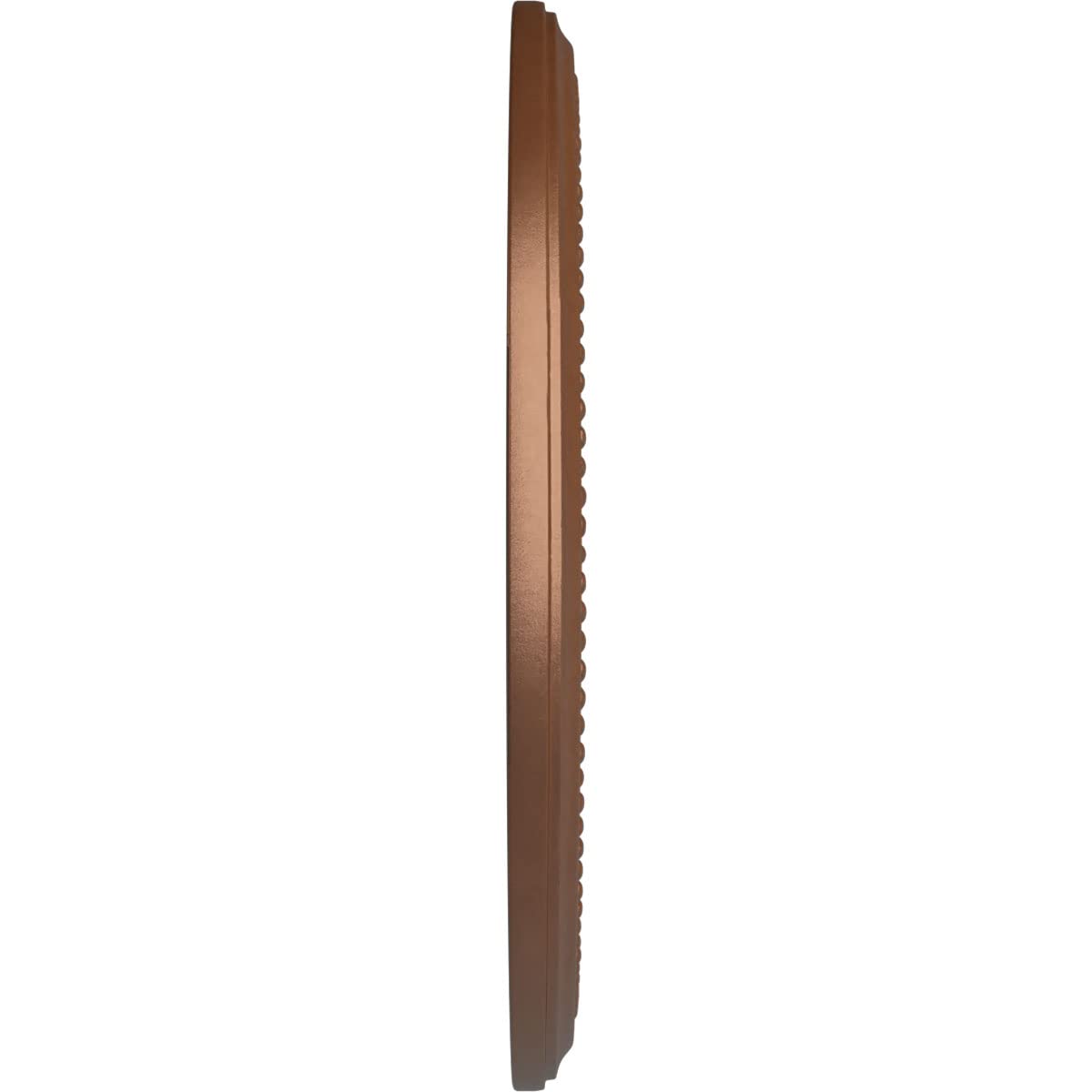 Ekena Millwork CM18DIPOS Diane Ceiling Medallion - 18 Inch Outer Diameter, 3 5/8 Inch Inner Diameter, 1 1/8 Inch Projection - Hand-Painted Polished Copper Finish - Perfect for Dining Room, Living Room, and Bedroom Ceiling Decor