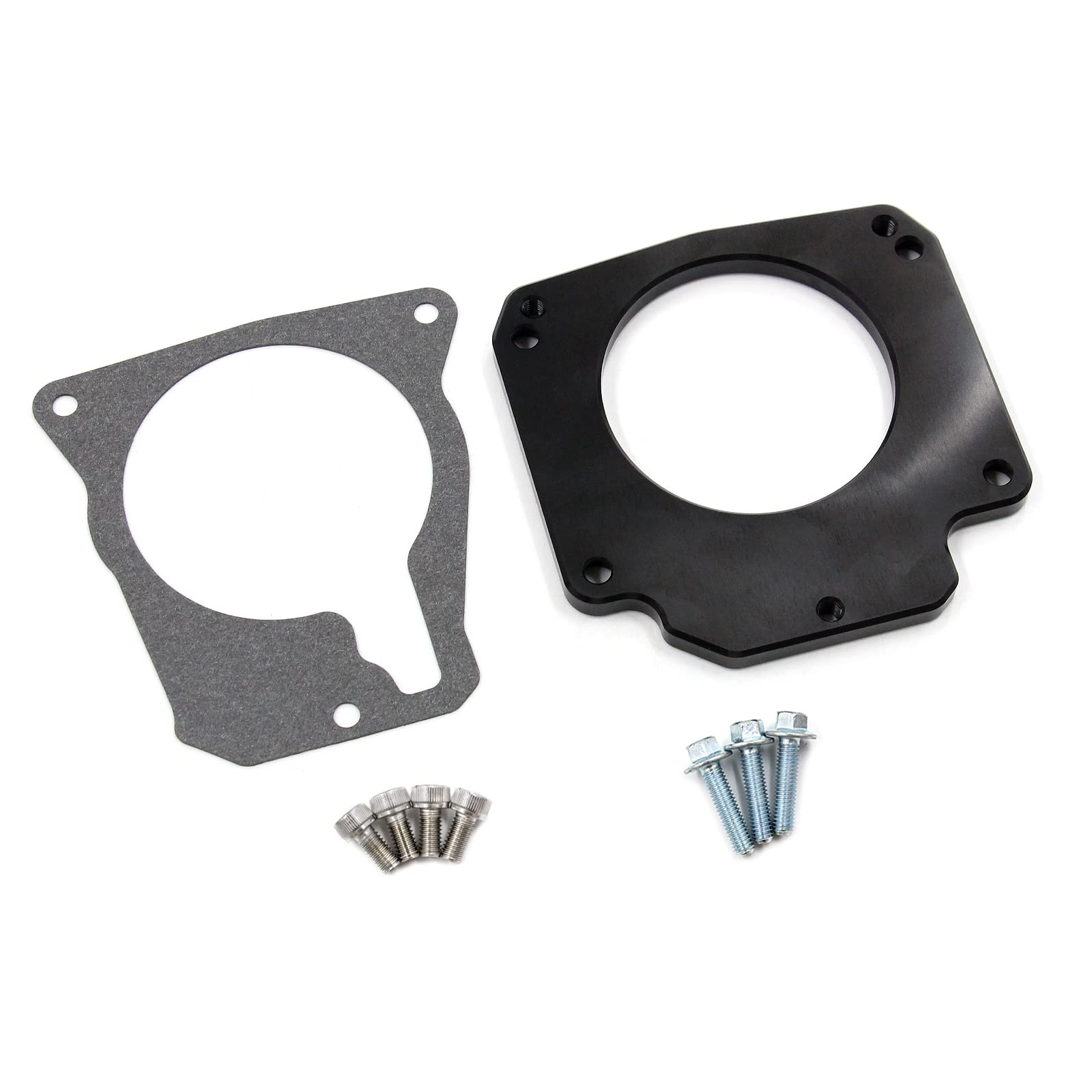 LS Throttle Body Adapter - 3 Bolt to 4 Bolt Conversion Kit for LS Engines - Compatible with LS1 LS2 LS6 - Upgrade Your Intake System for Better Performance